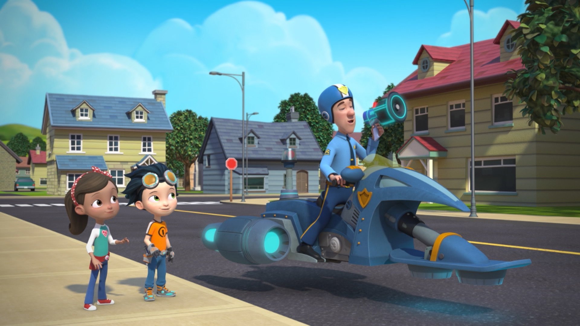 17. Rusty och Bits-polisen / Rustys damm-party