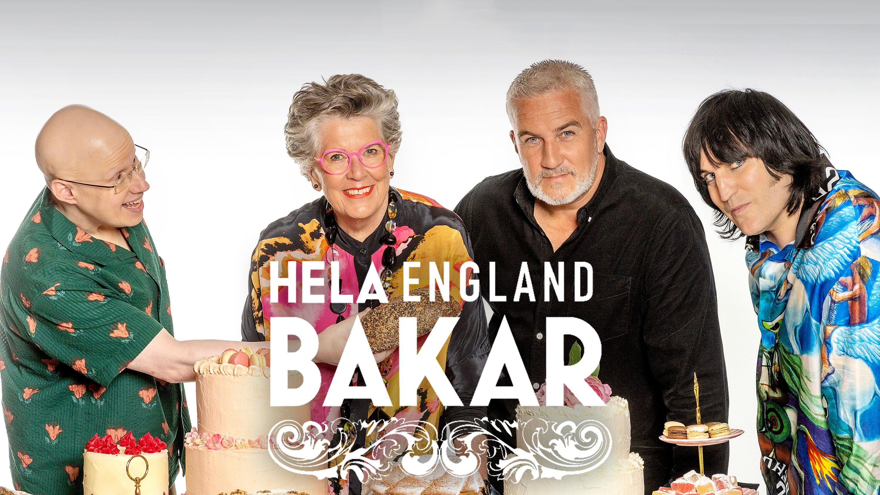 Hela England bakar