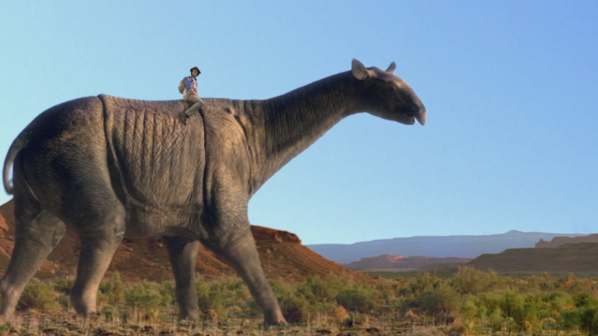 6. Paraceratherium och fotavtrycket