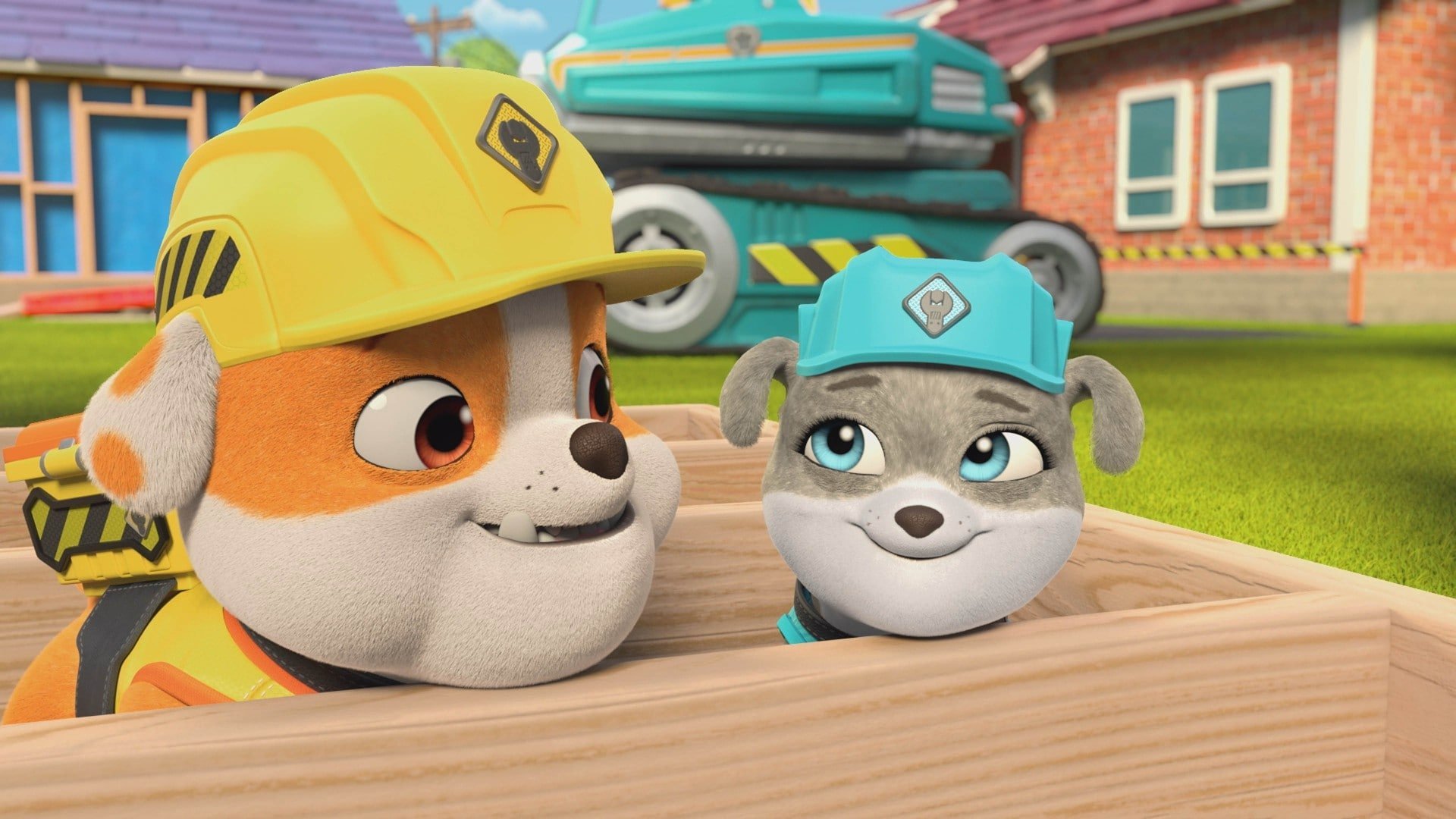 14. Gänget bygger ett plaskland / Gänget bygger ett lekrum