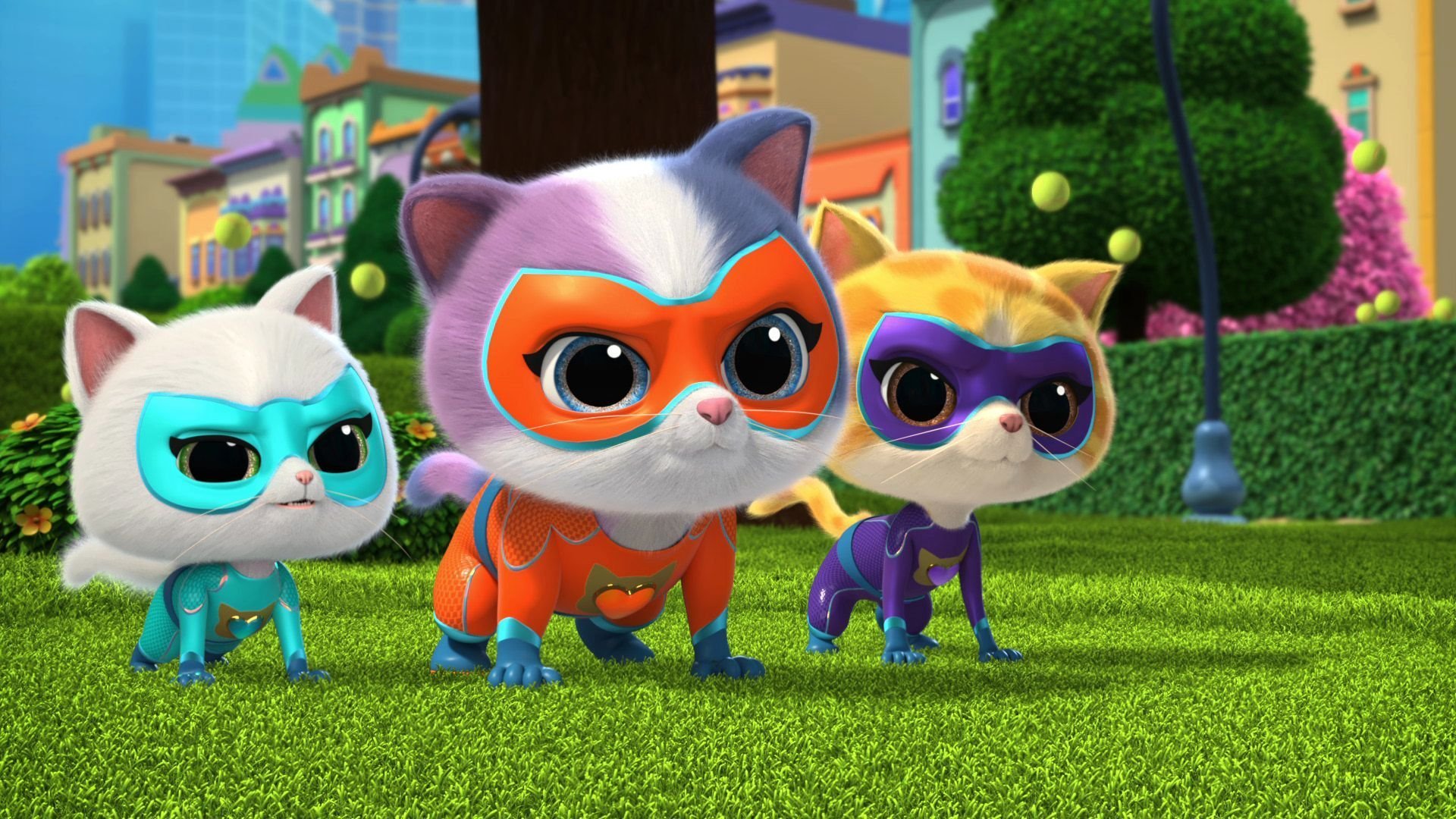 7. Superkattungarna och bollkastaren / Superkattungarna och Zsa-Zsas åktur