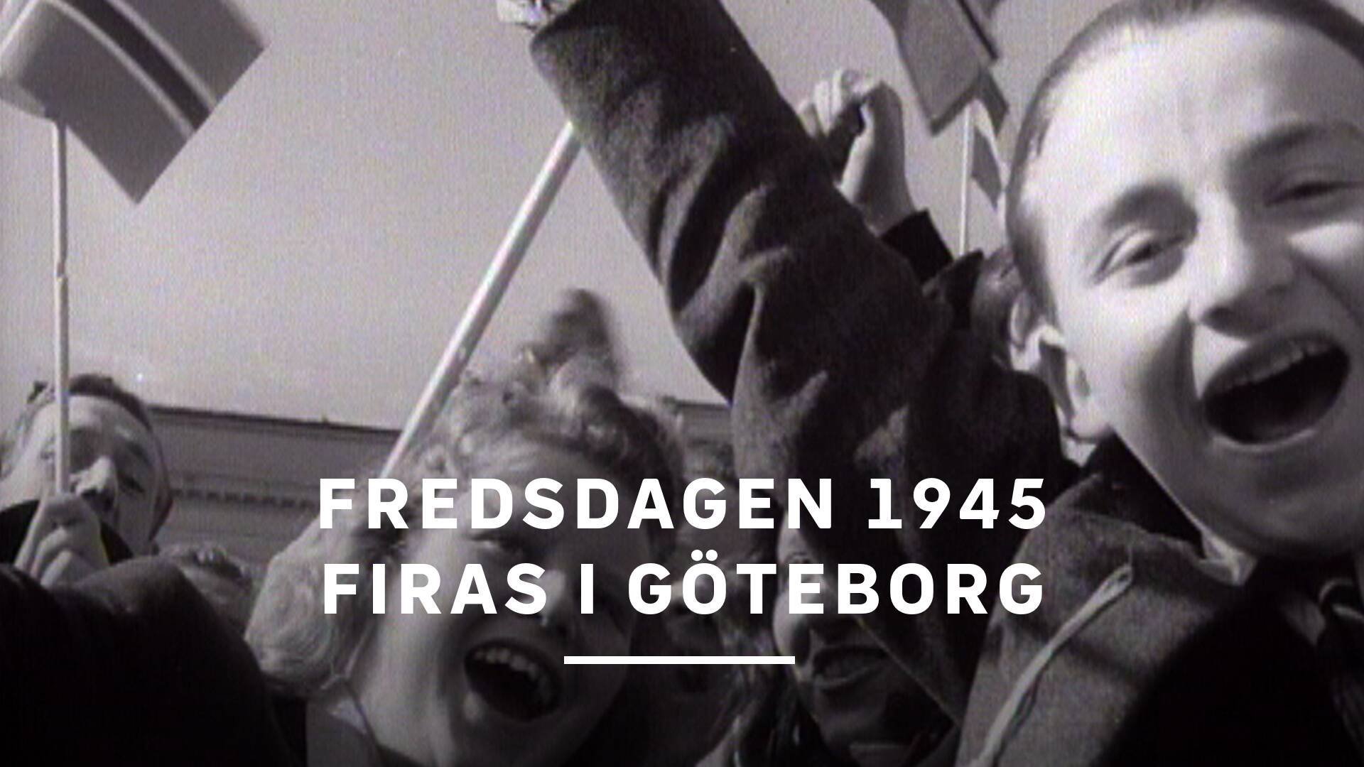 Fredsdagen 1945 firas i Göteborg