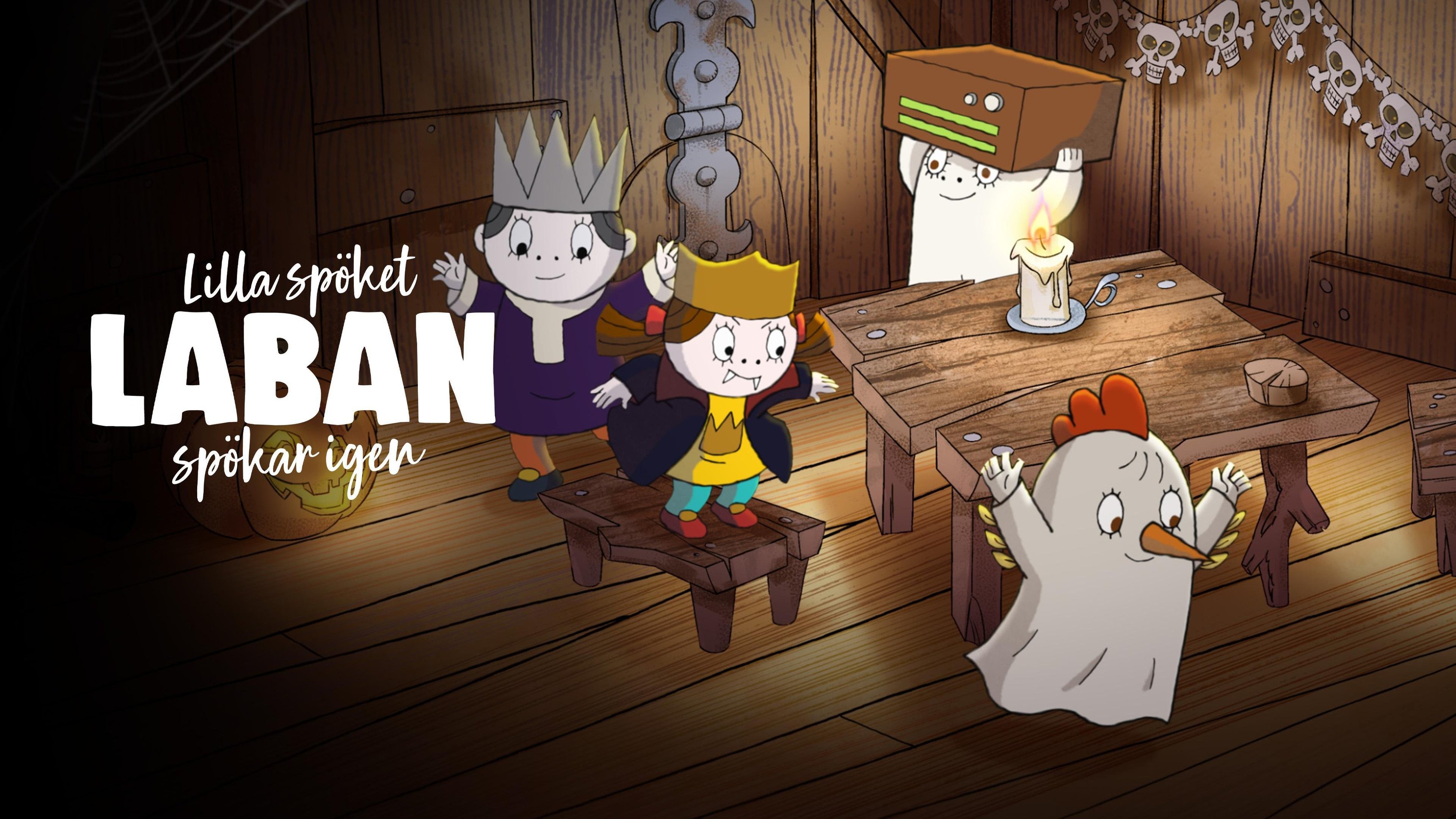 Lilla spöket Laban spökar igen (Svenskt tal)