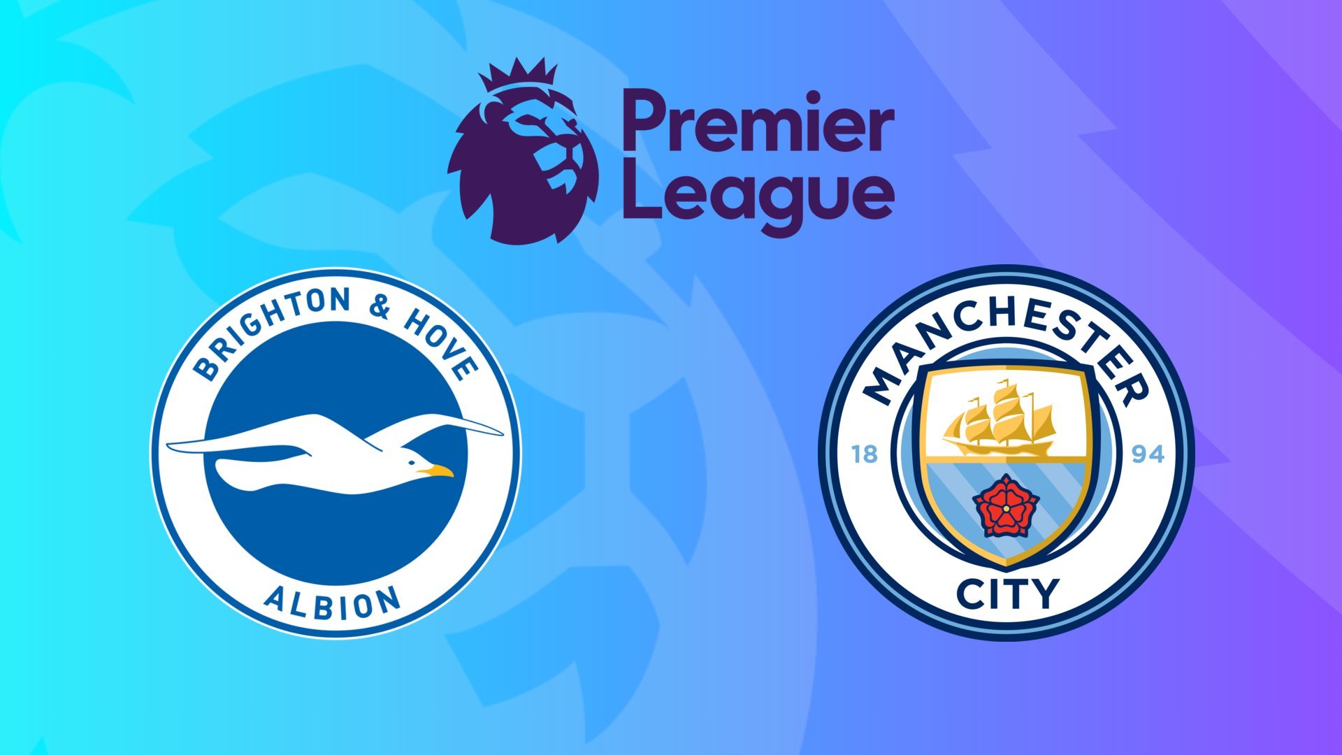 Premier League: Brighton & Hove Albion - Manchester City (M)