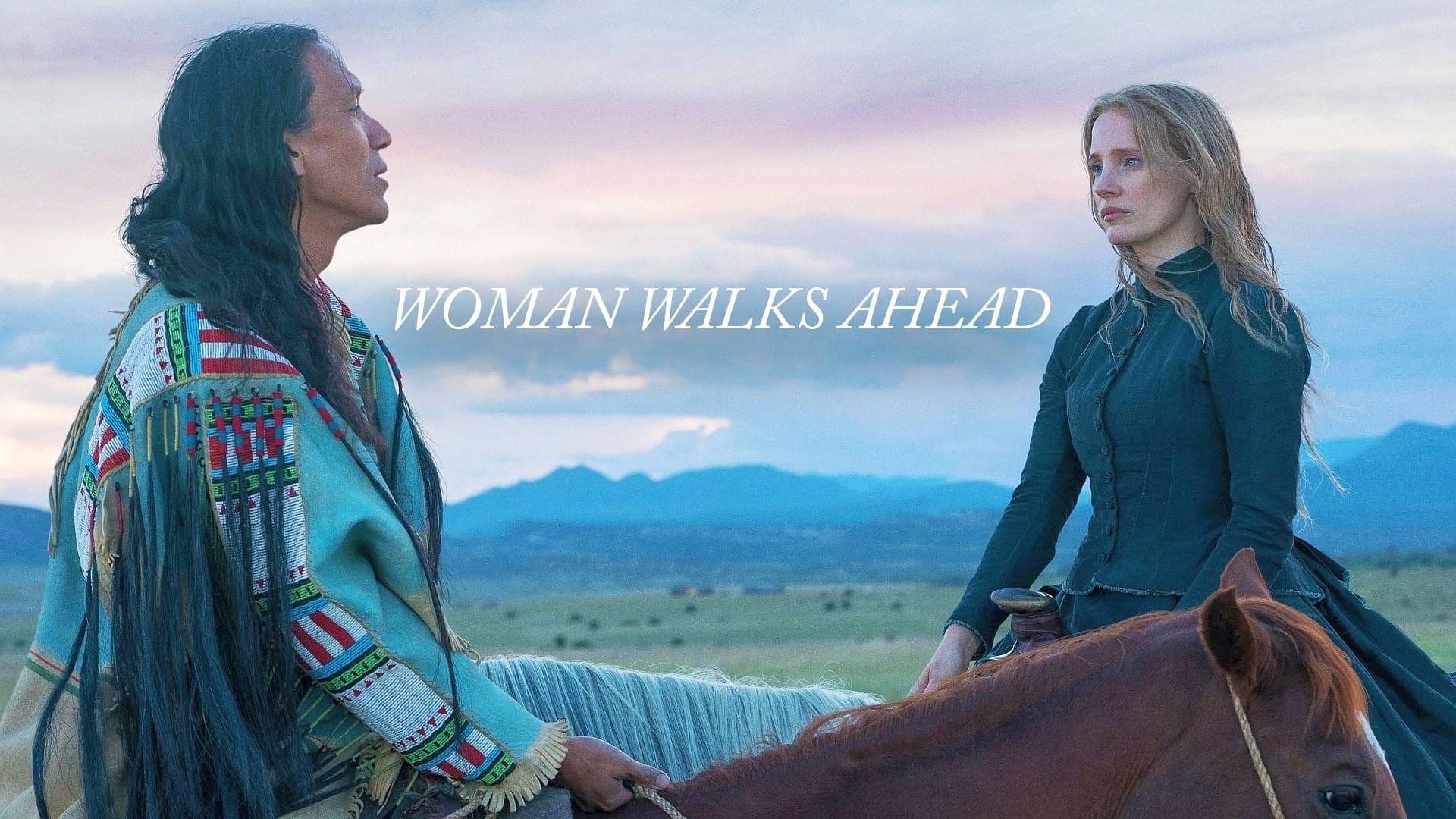 Woman walks ahead