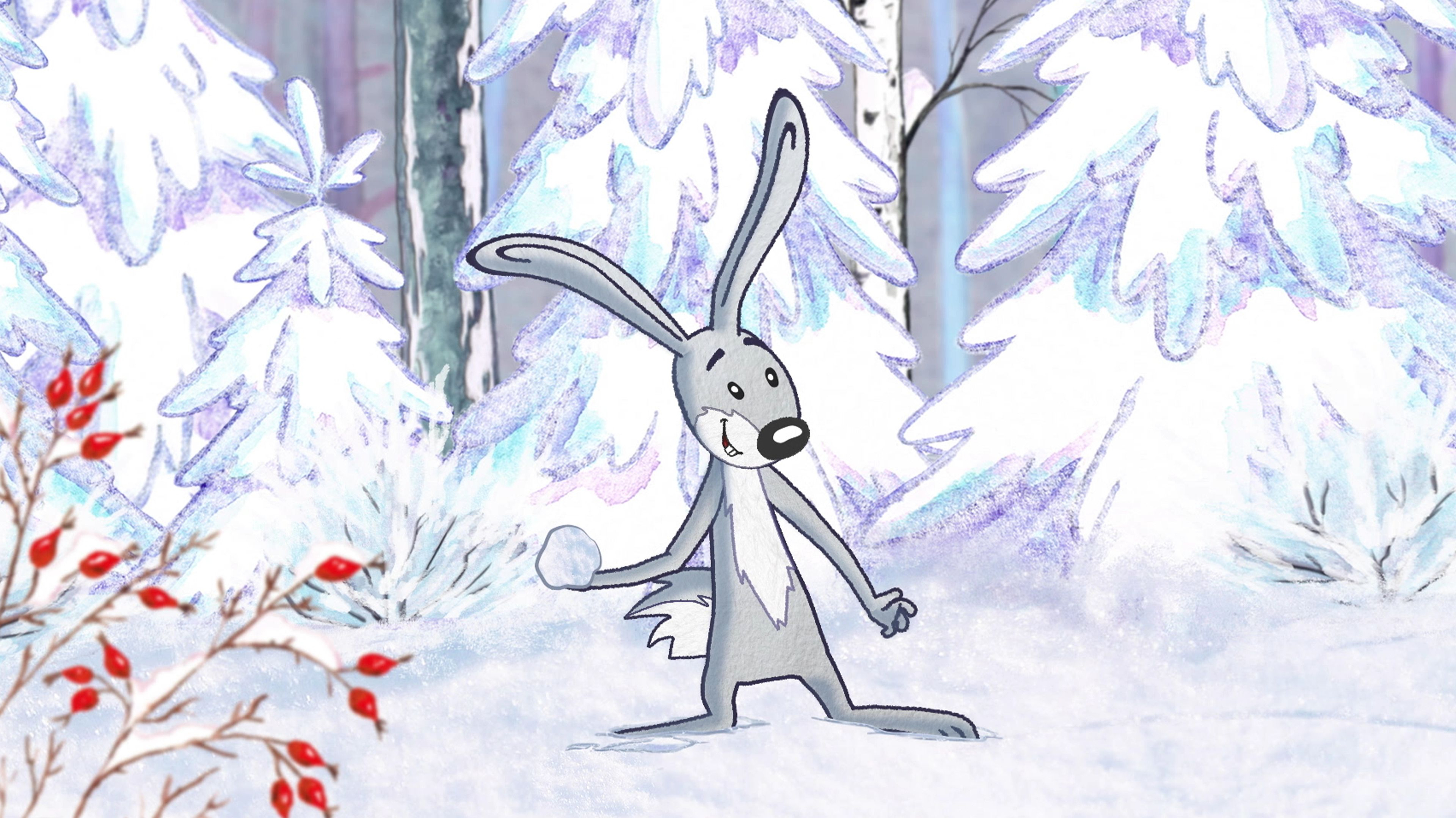 Little Grey Wolfy. The Winter Story