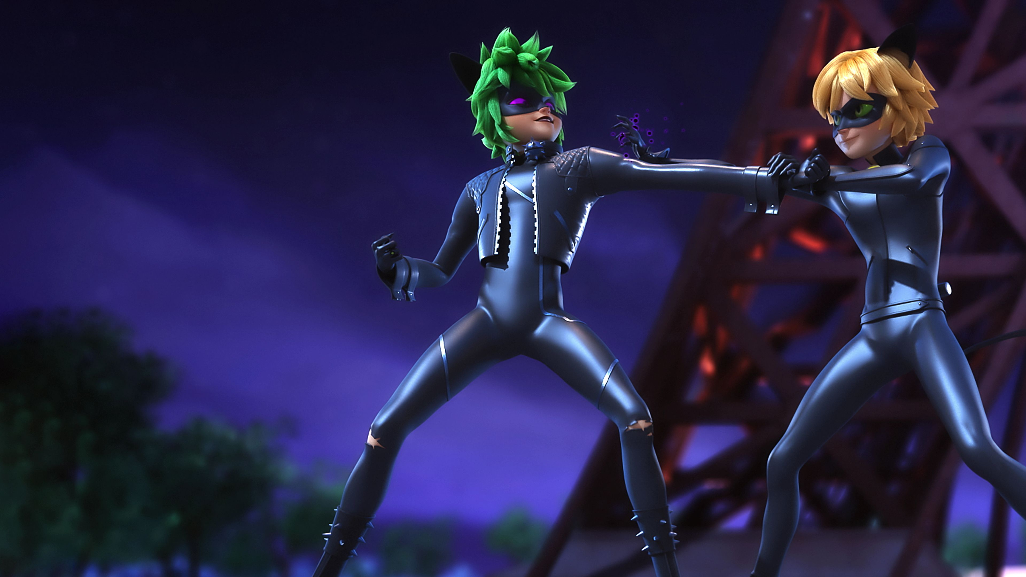 Miraculousvärlden: Paris, Shadybug och Claw Noir på äventyr