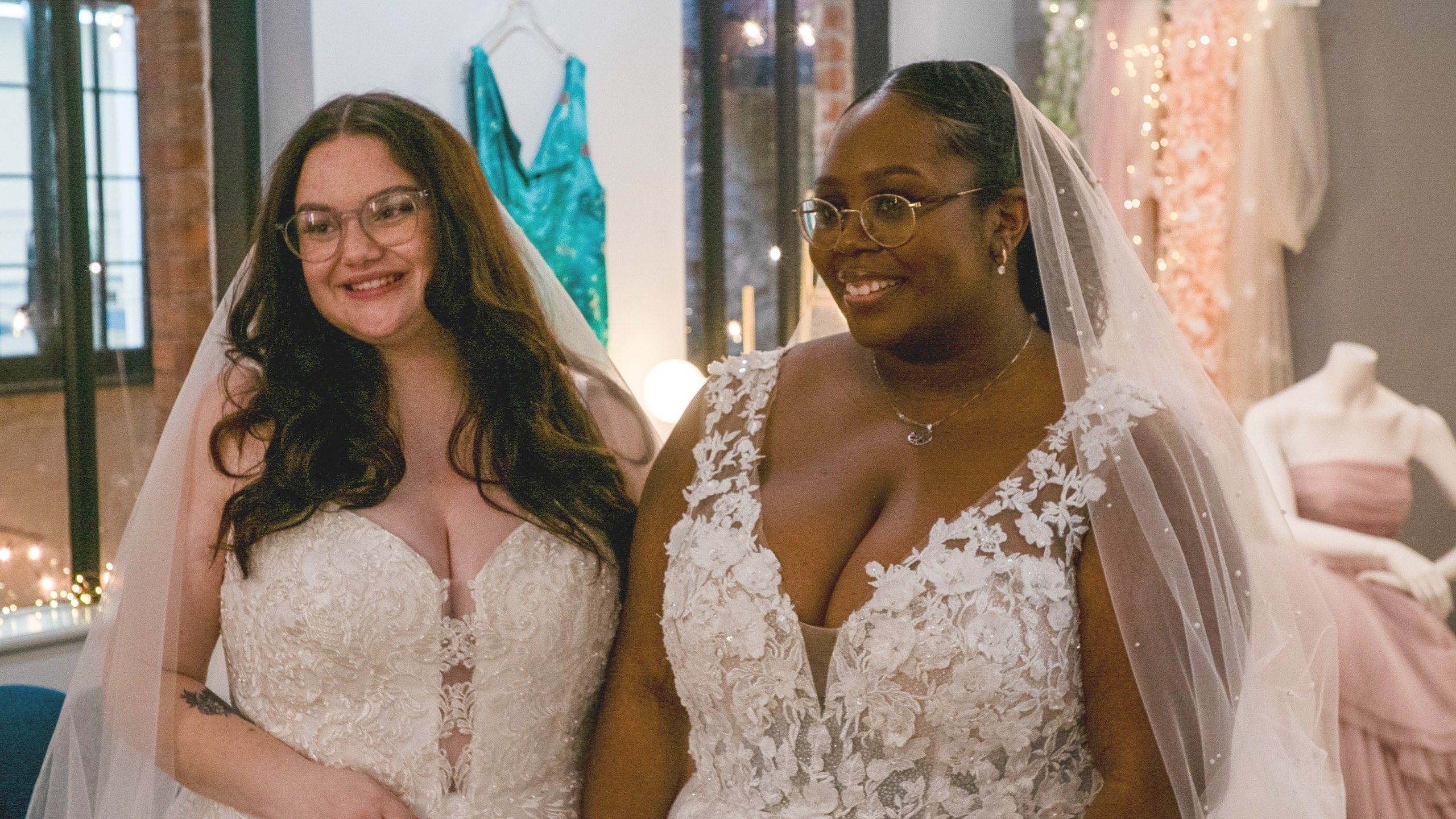 7. Two Brides Two Dresses...
