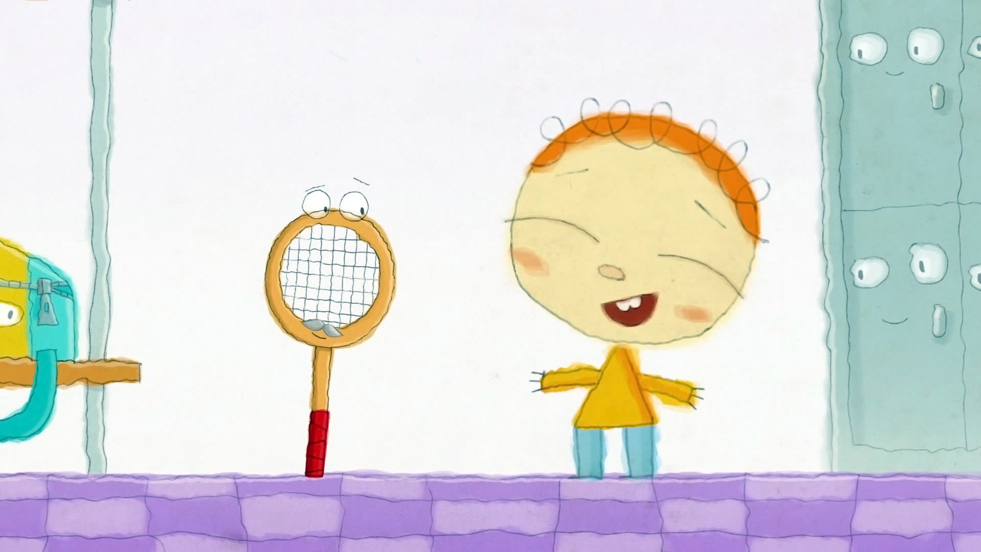 8. Ett tennisracket