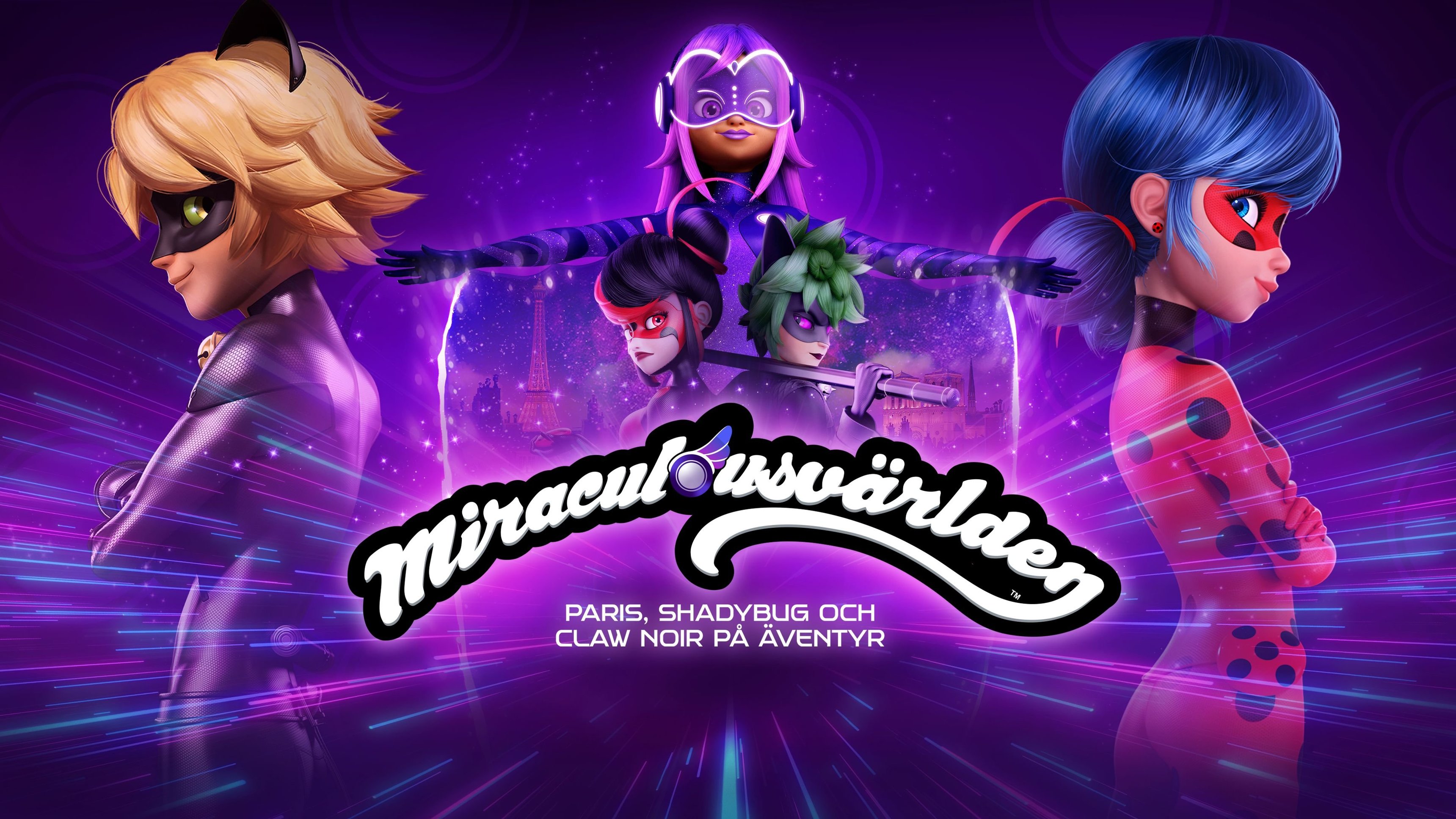 Miraculousvärlden: Paris, Shadybug och Claw Noir på äventyr