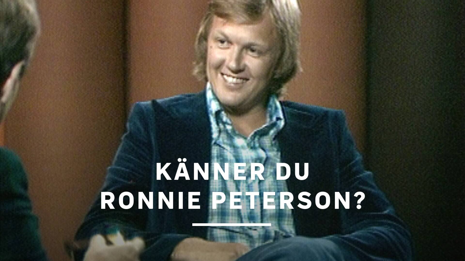Känner du Ronnie Peterson?