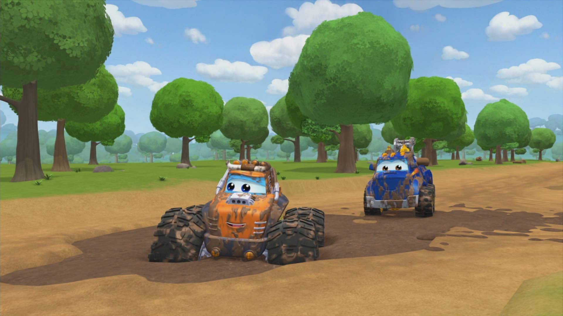 3. Rallyracet / Flygande Lastbilar