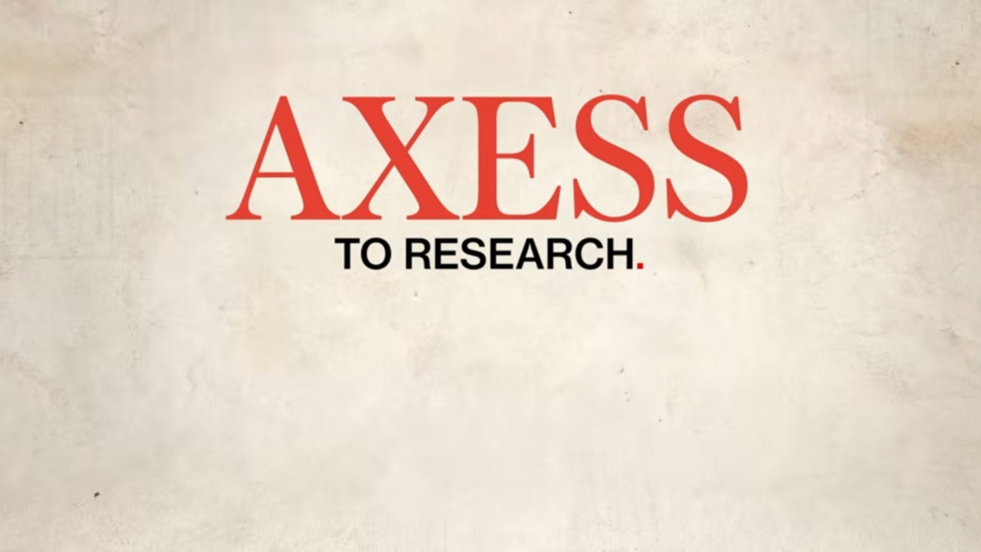 Axess to research