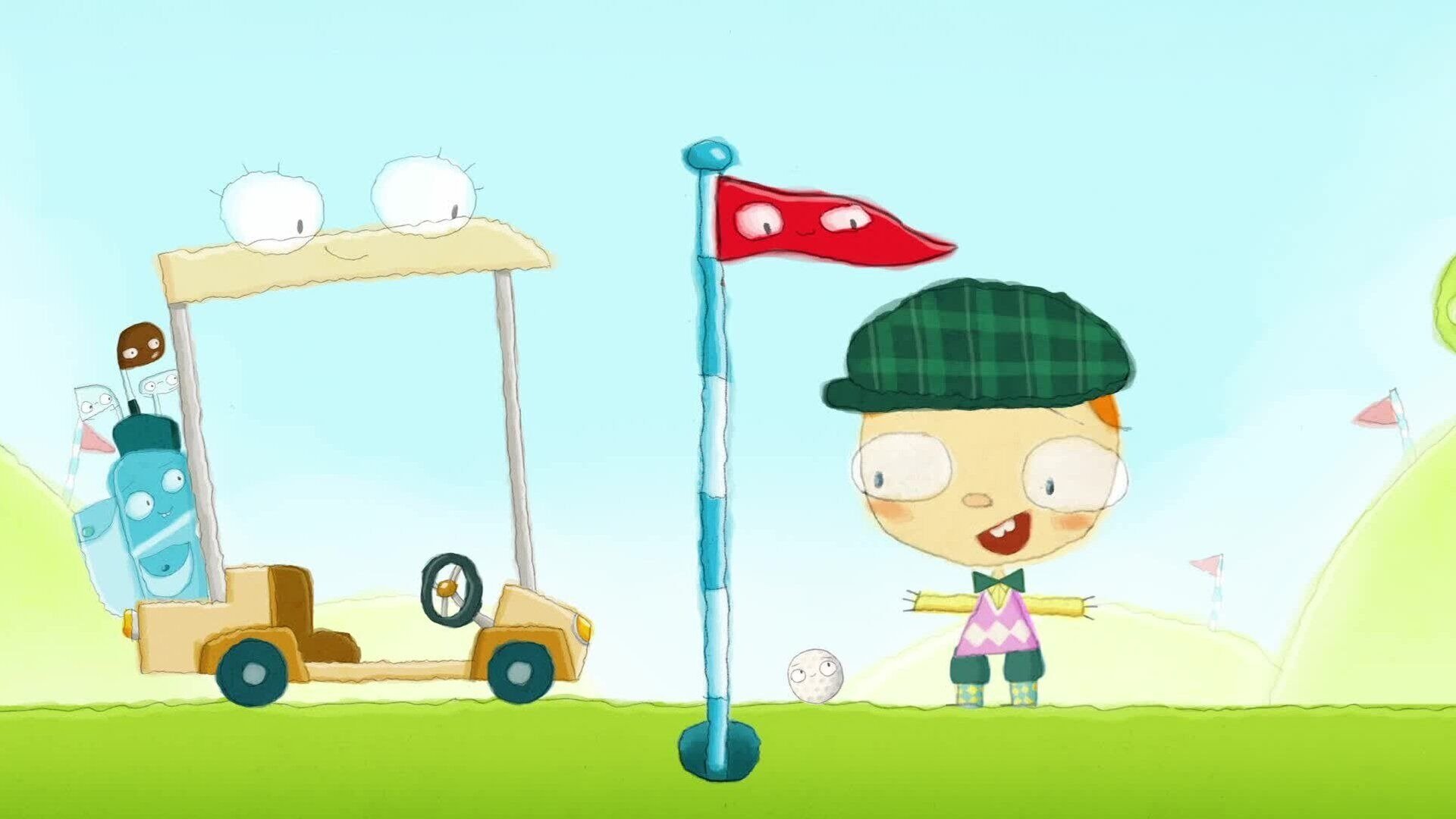 3. En golfboll