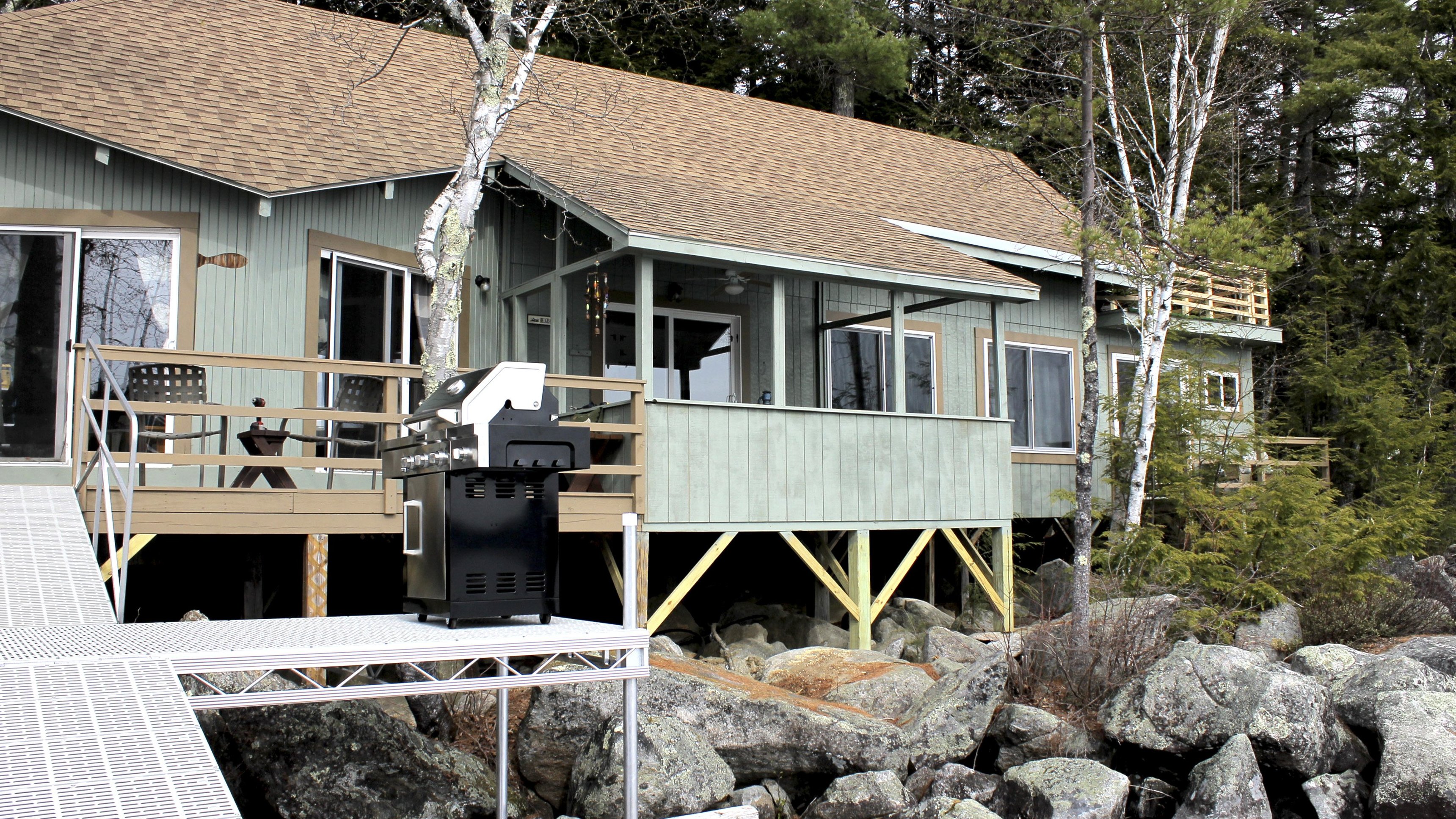 4. Dated Cabin Turned Retreat