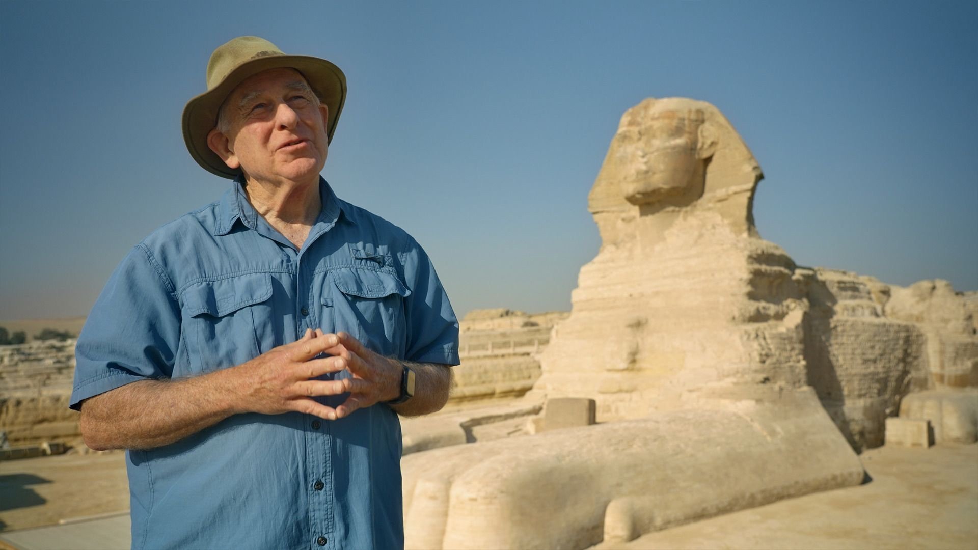 2. Sfinxen i Giza, karva ut lejonkungen