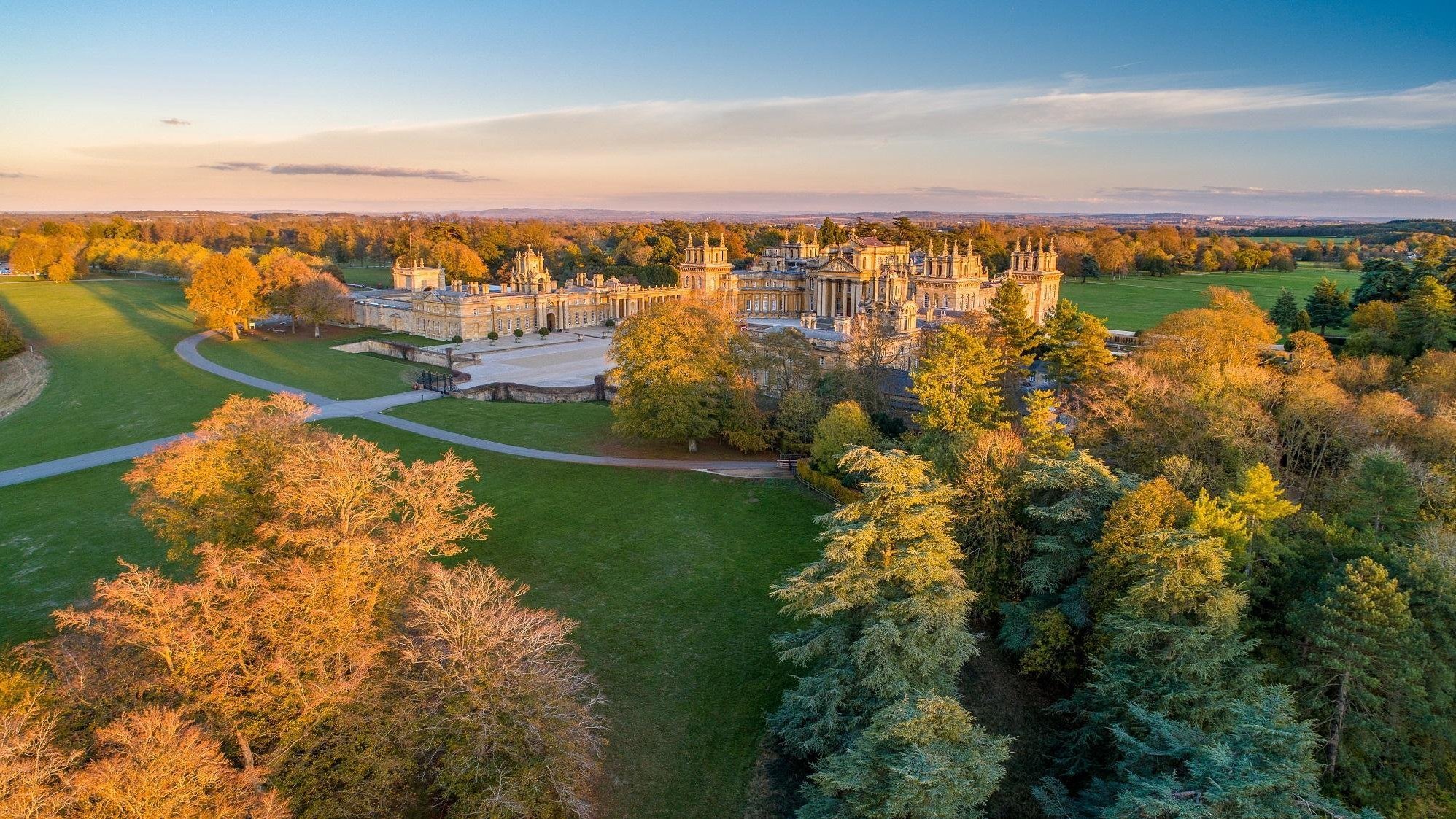Slottet Blenheim bakom kulisserna