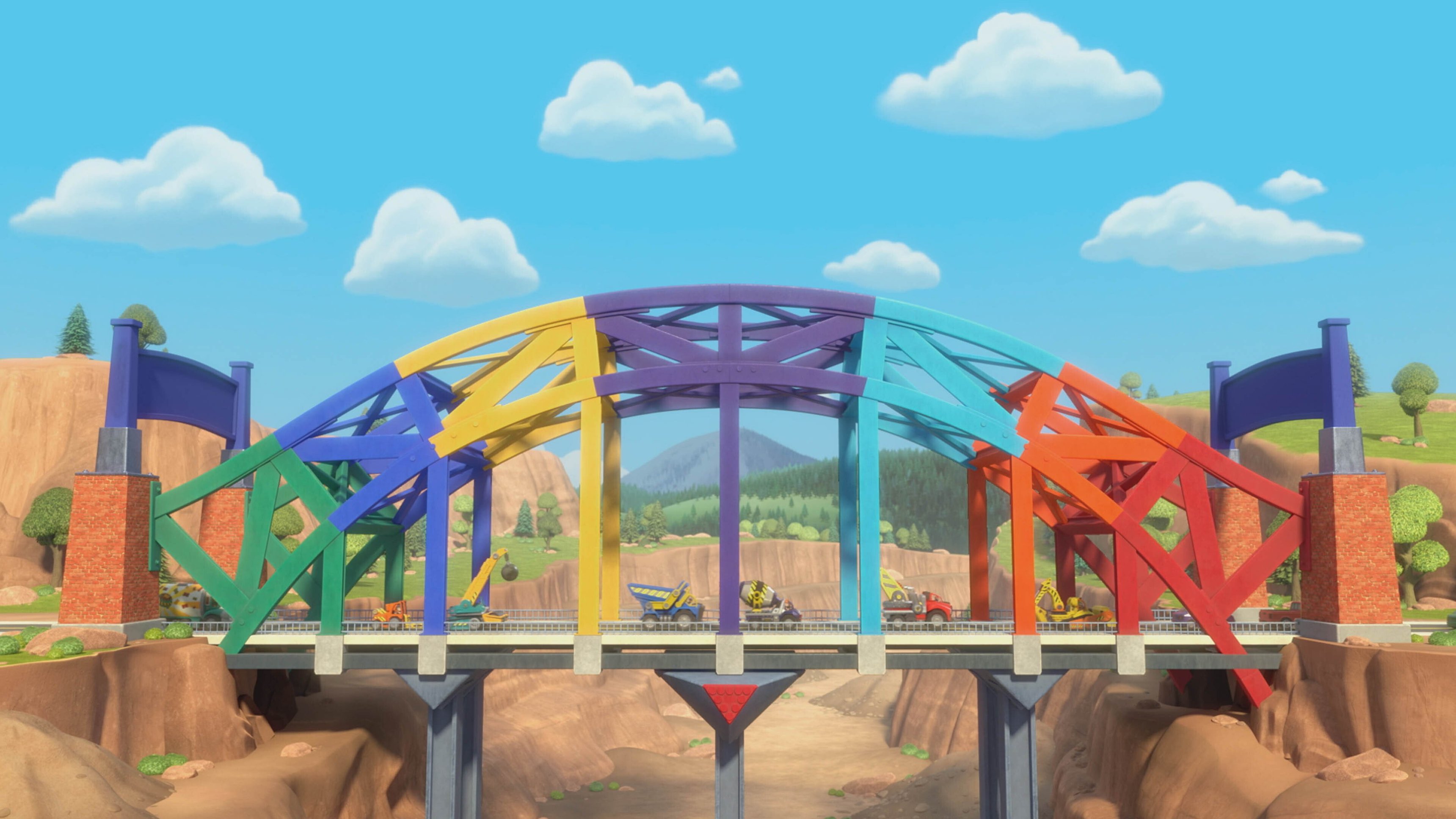 1. Gänget bygger en bro