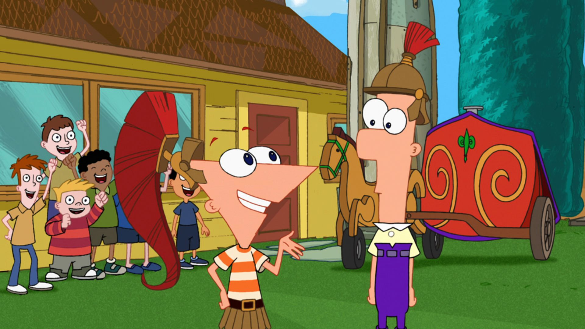 7. Phineas och Ferb leker greker / Vi kan sätta dit dem