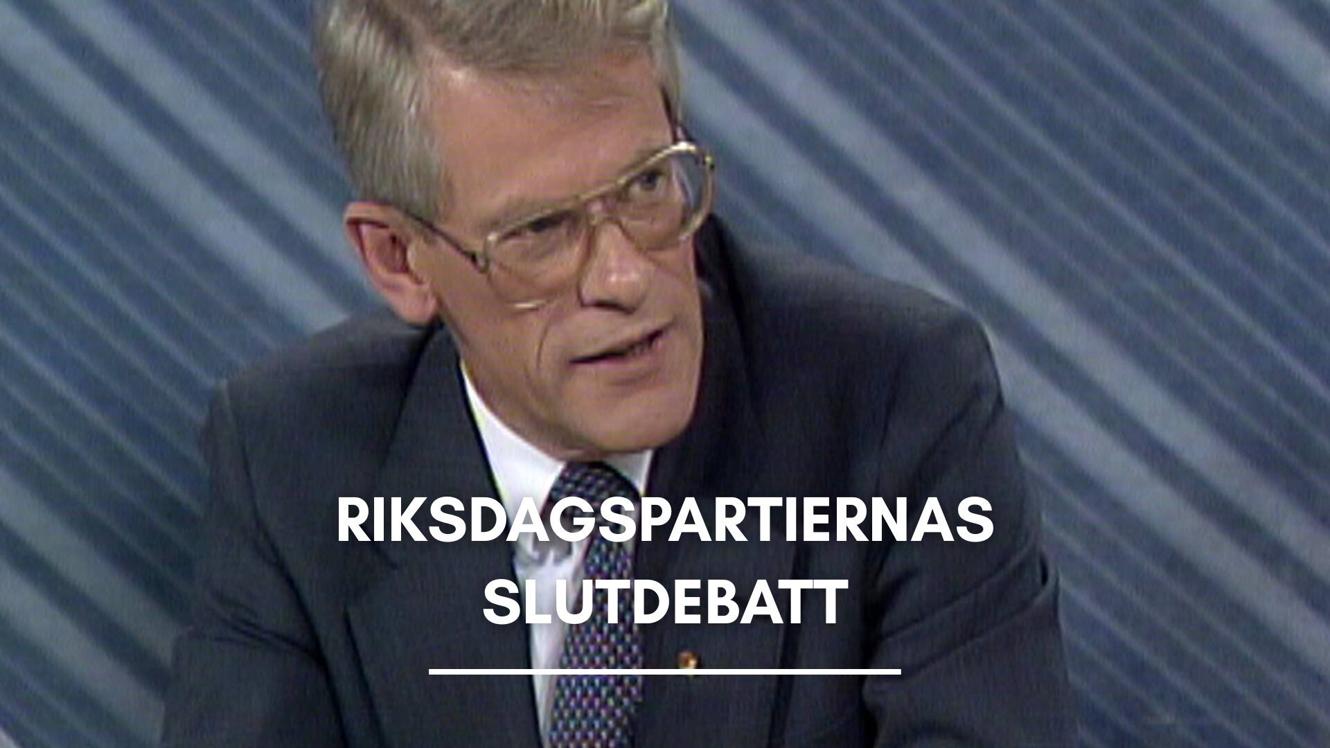 Riksdagspartiernas slutdebatt