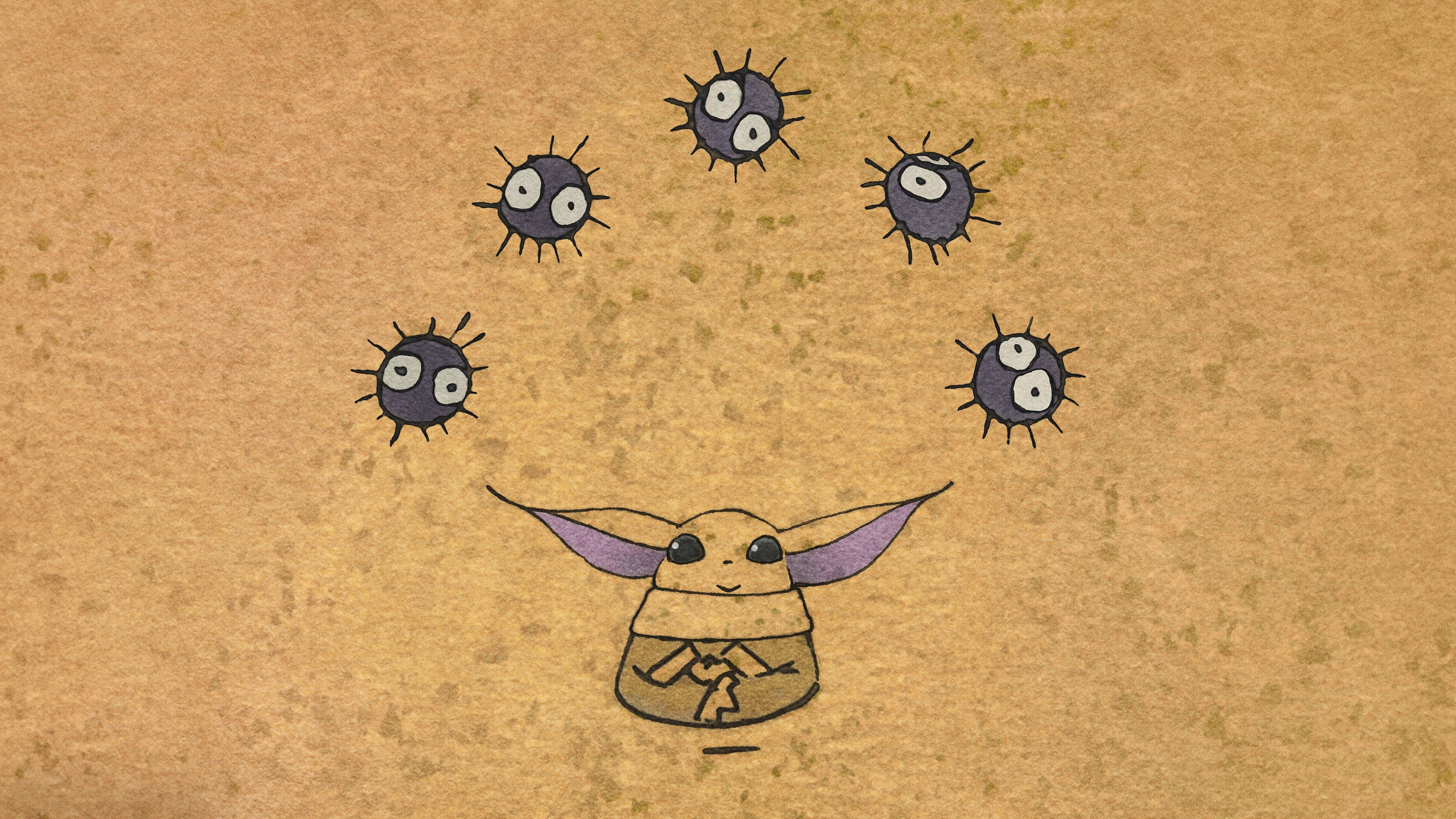 Zen - Grogu and Dust Bunnies