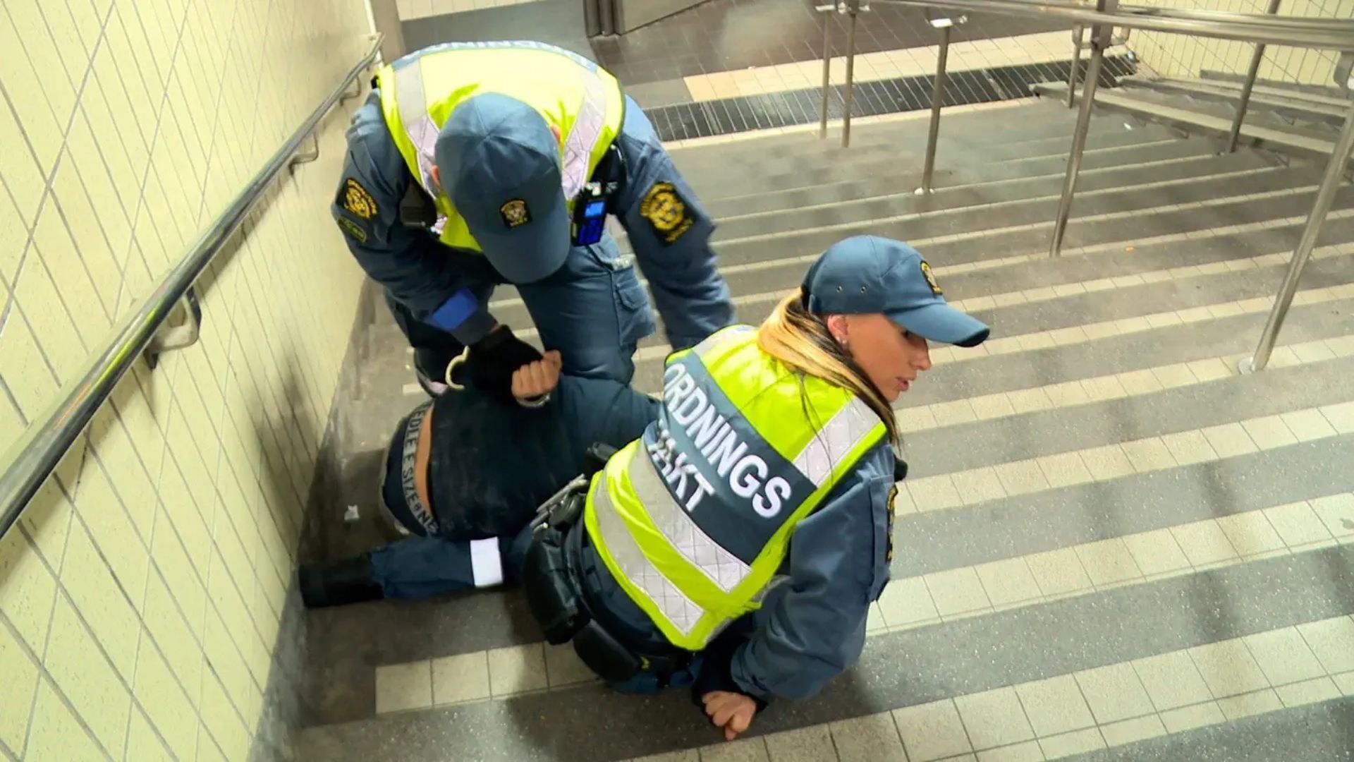7. Hotfull man vid T-centralen