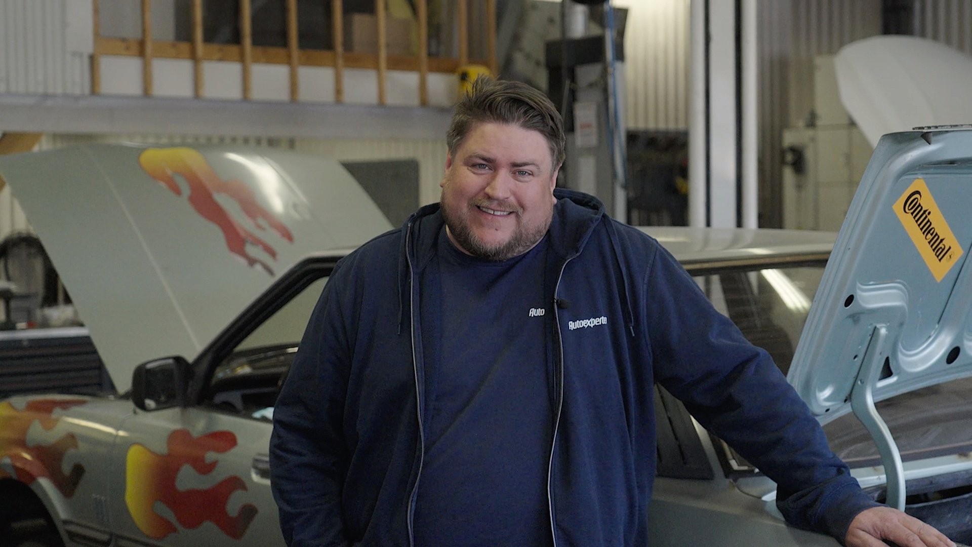 3. Erik mekar med Ronny och Ragges Ford
