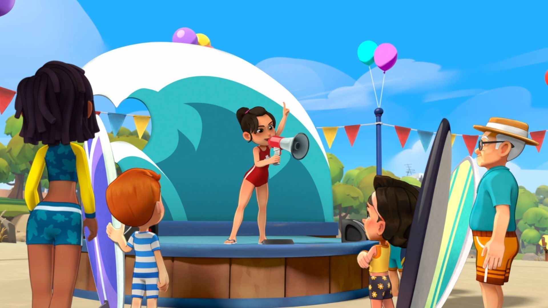 17. Fena på att surfa!