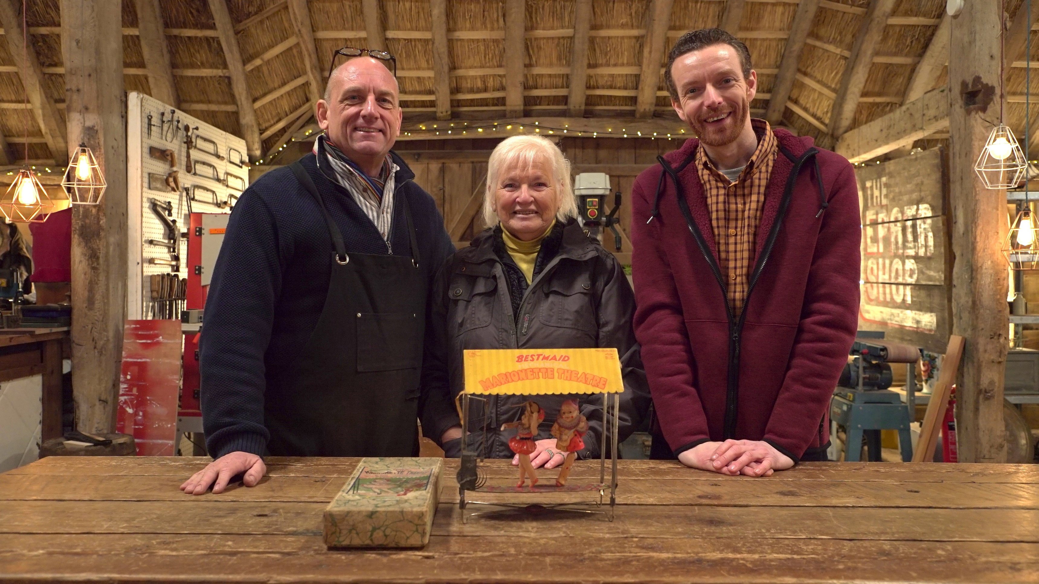 31. Toolmakers box, Plate Camera, Marionette Theatre