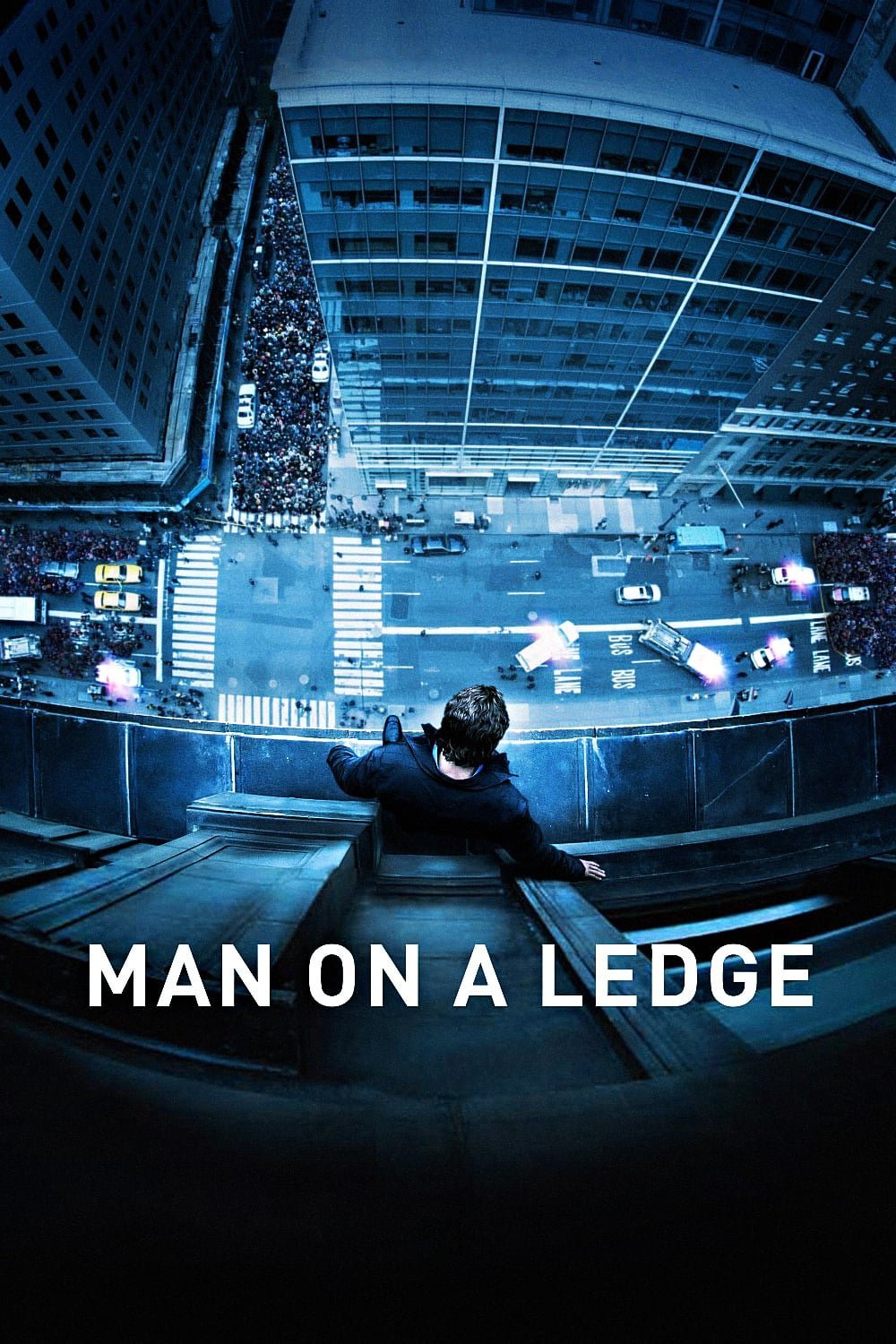 Man on a ledge