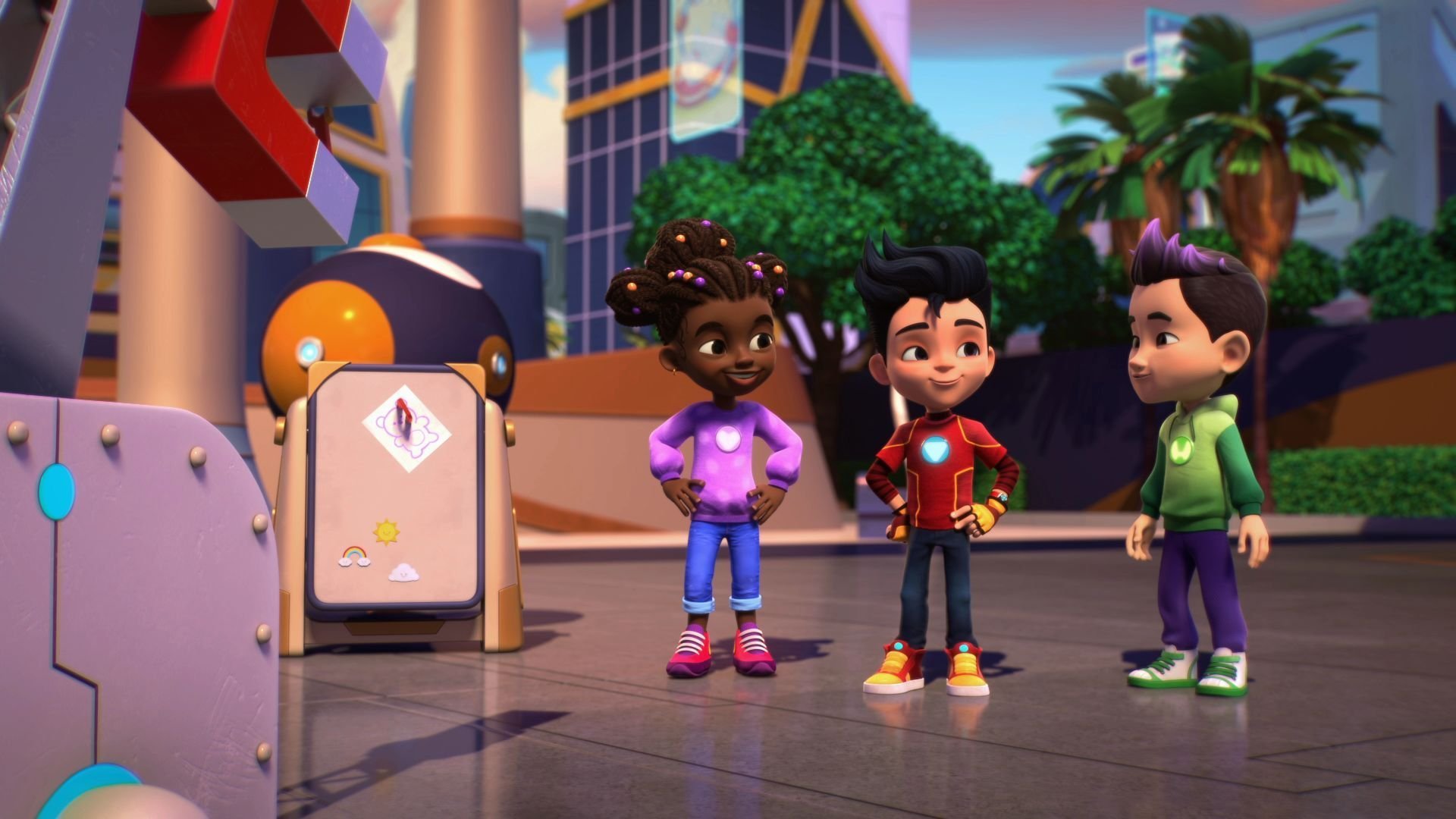 18. Absorbing Mans magnetkalabalik / Iron-vännerna och fågelungarna