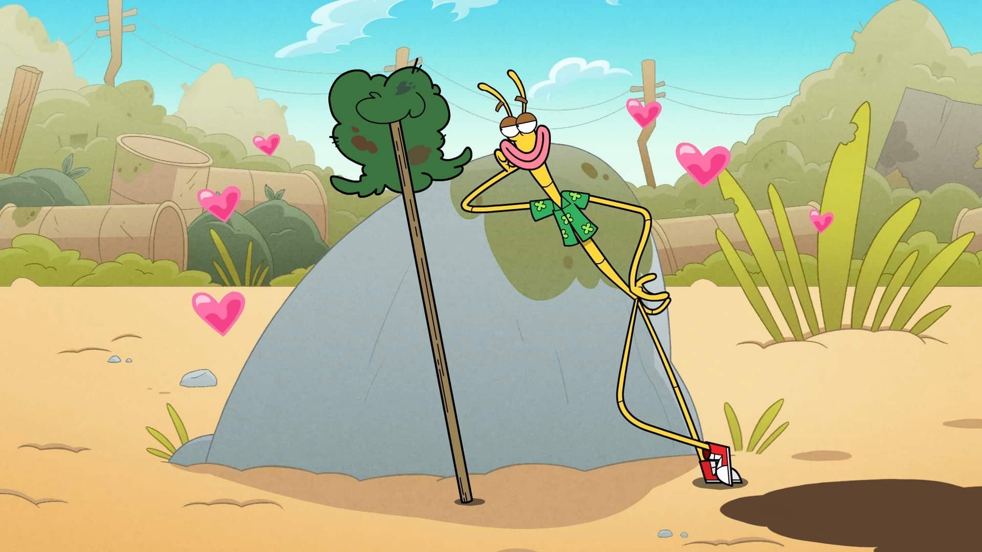 6. En vandrande, förälskad pinne