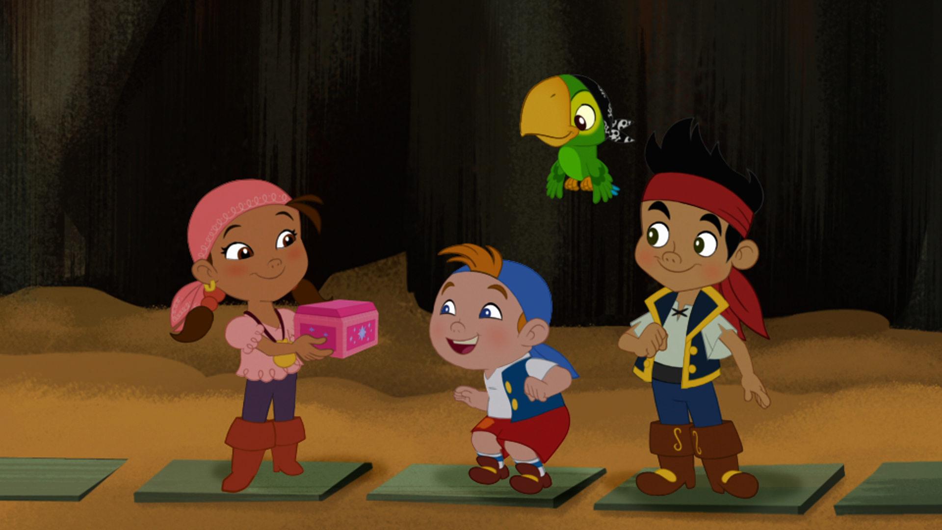 7. Izzys piratpussel/ Ingenstans-spelen