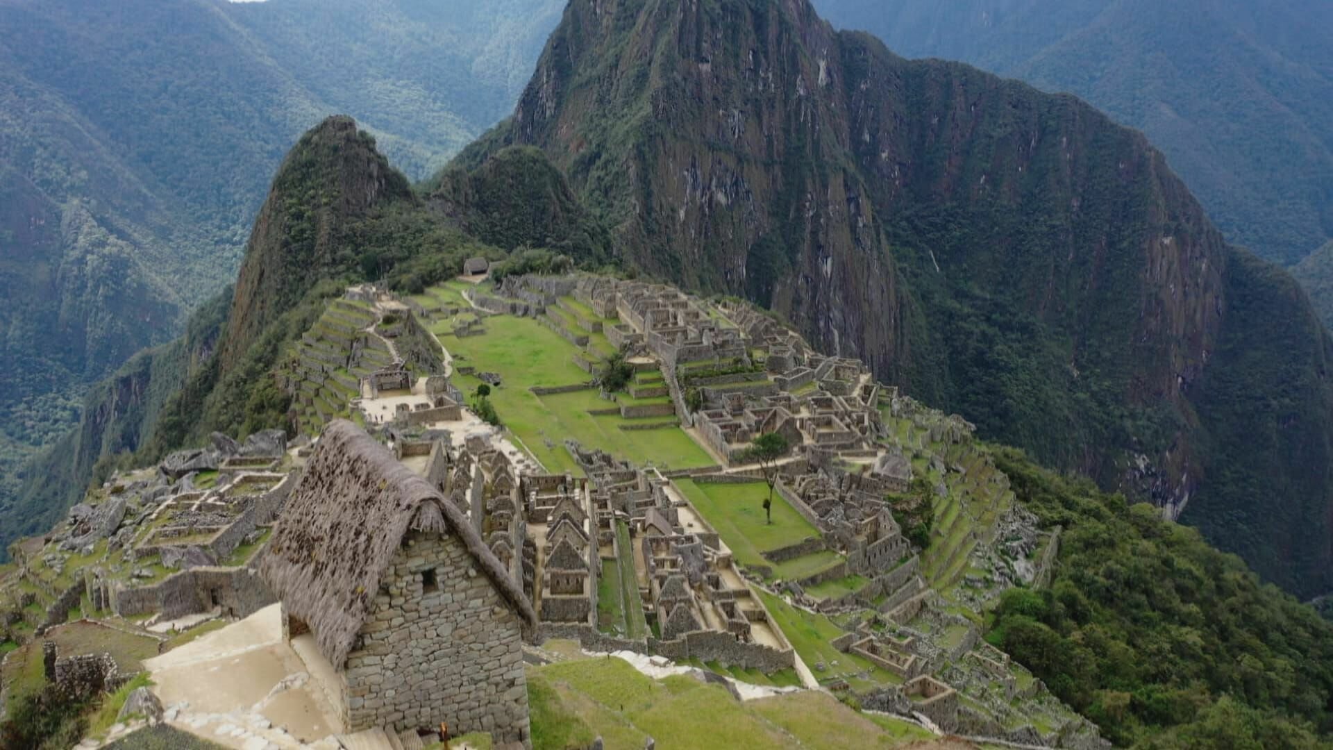 Inkafolkets stenstad Machu Picchu