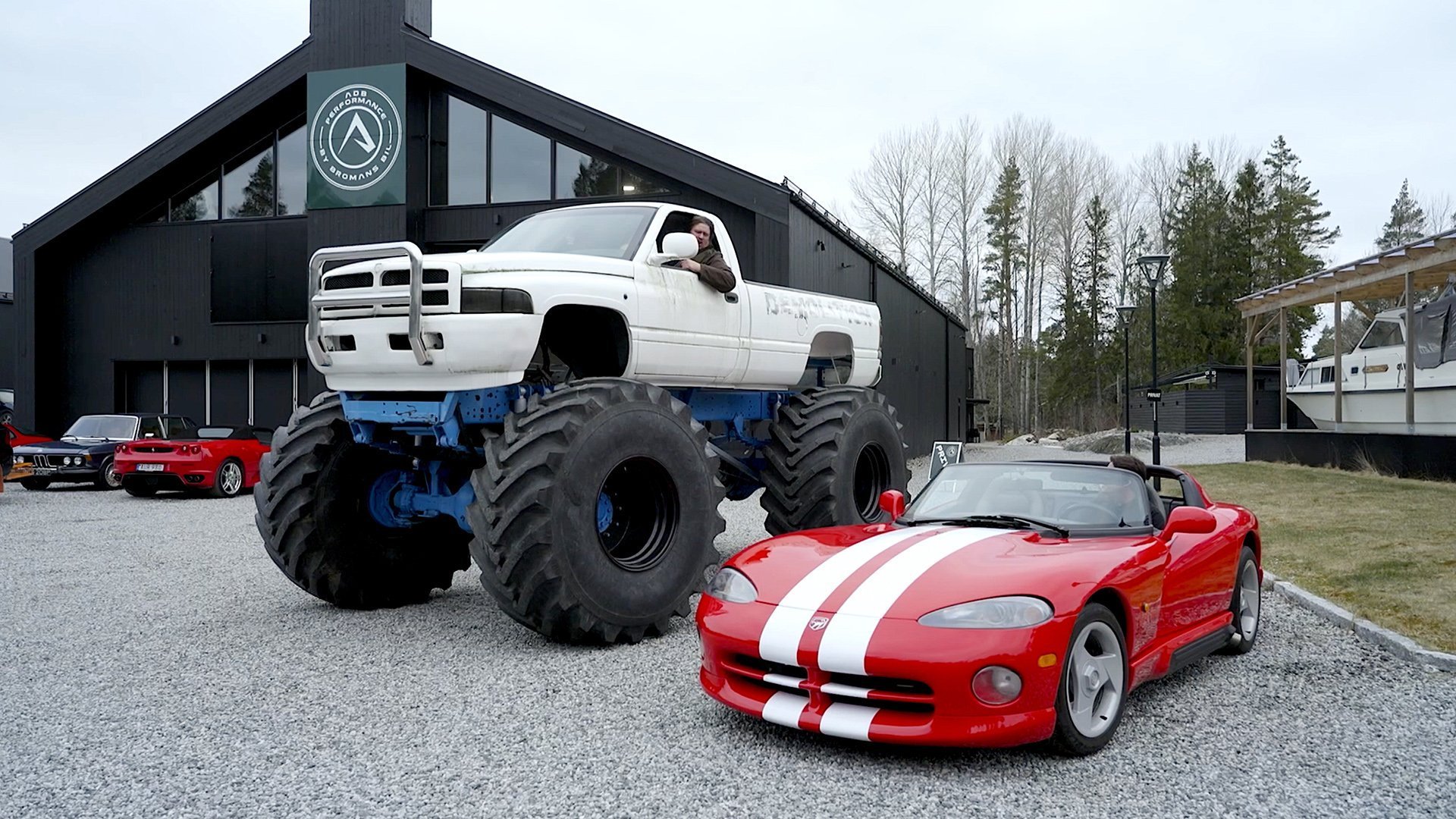 12. Dodge Viper och Monstertruck