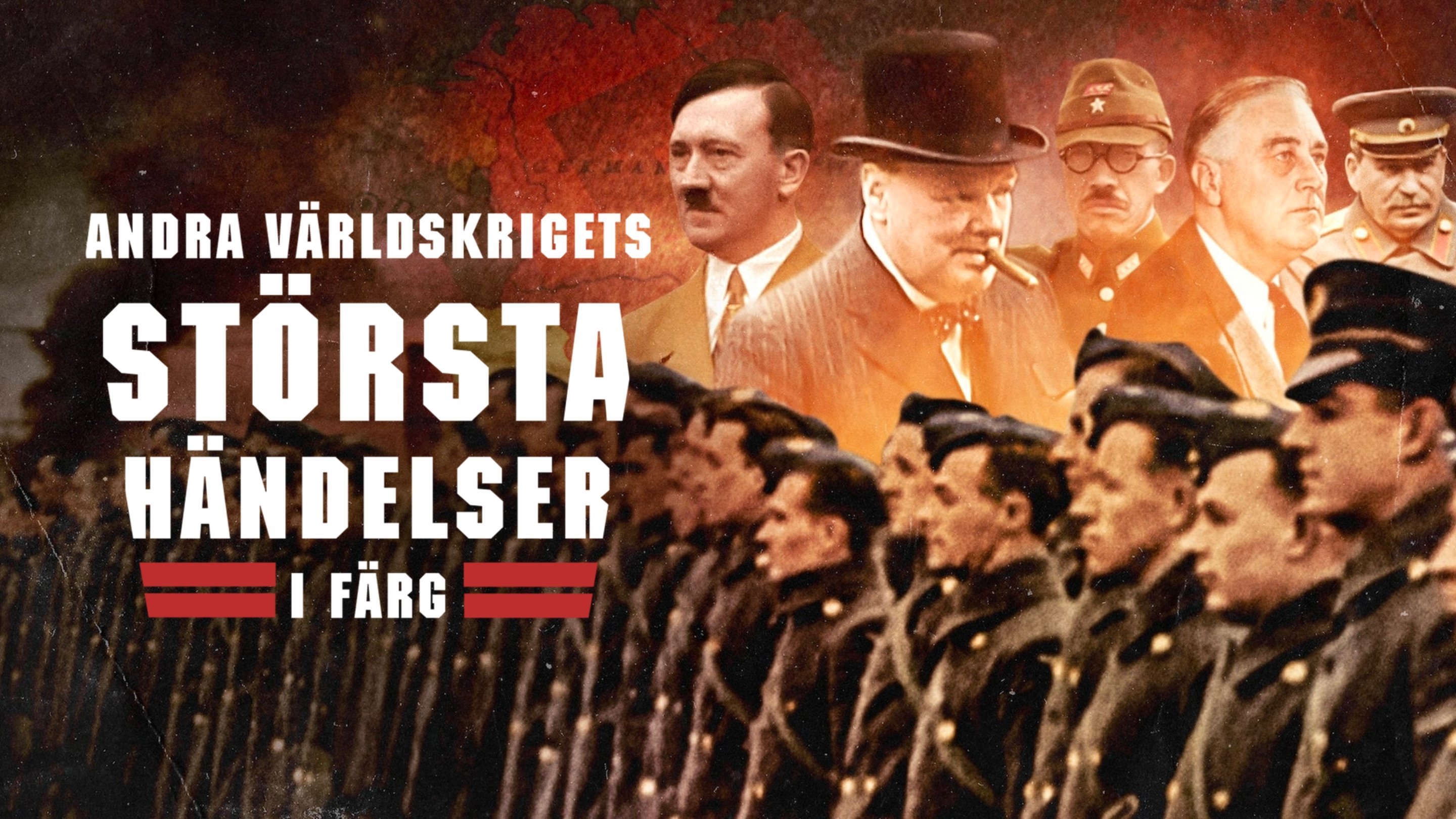 Andra världskrigets största händelser i färg