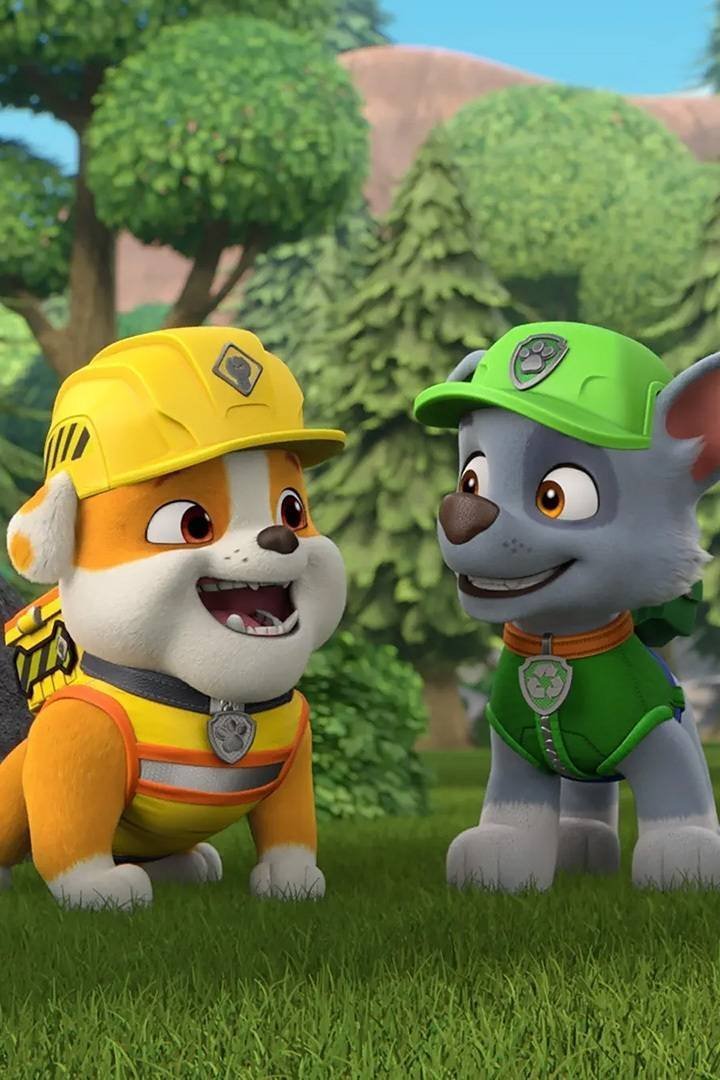 RUBBLE & CREW: Gänget och Rocky bygger en björnö