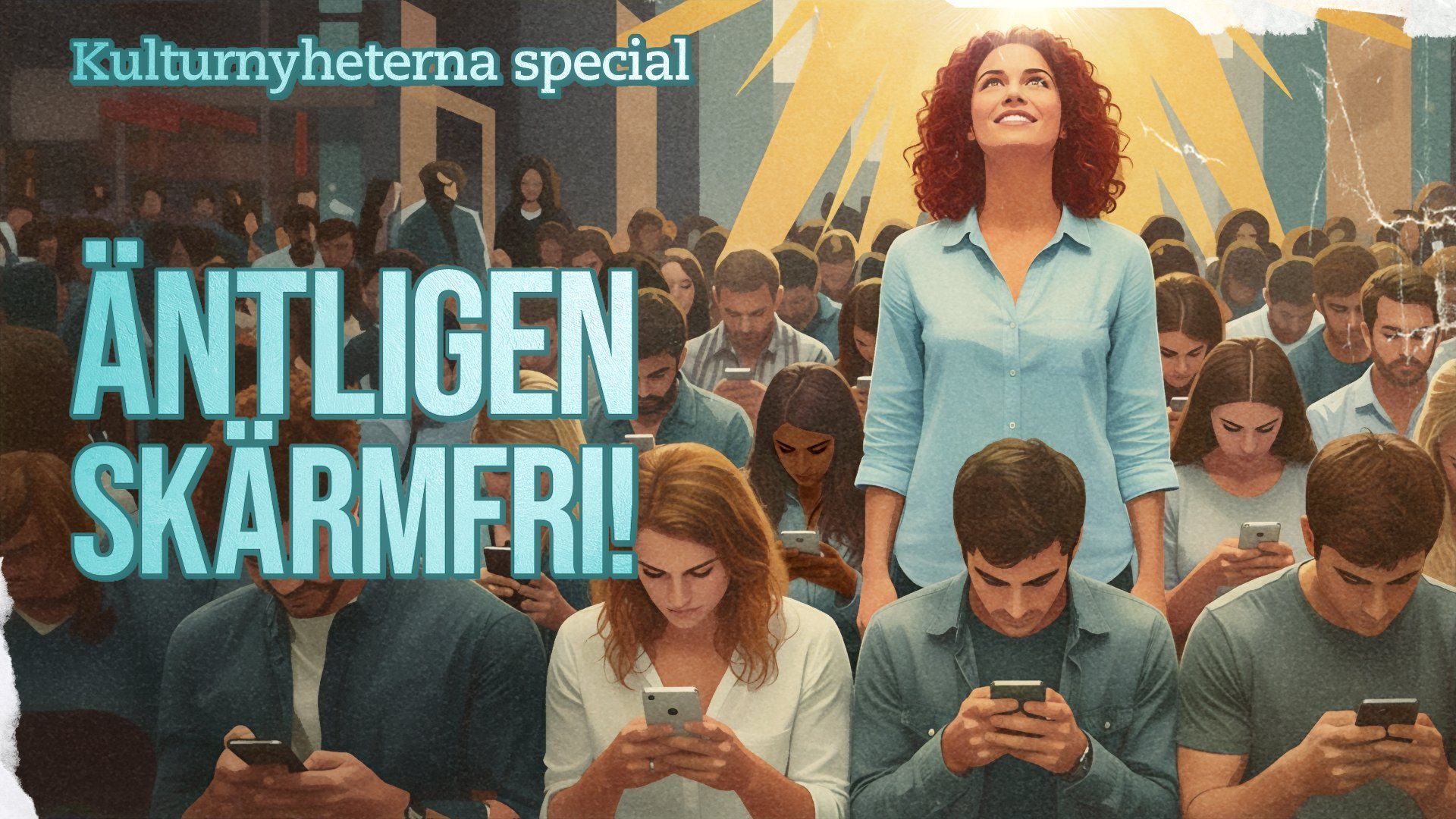 Kulturnyheterna special: Äntligen skärmfri