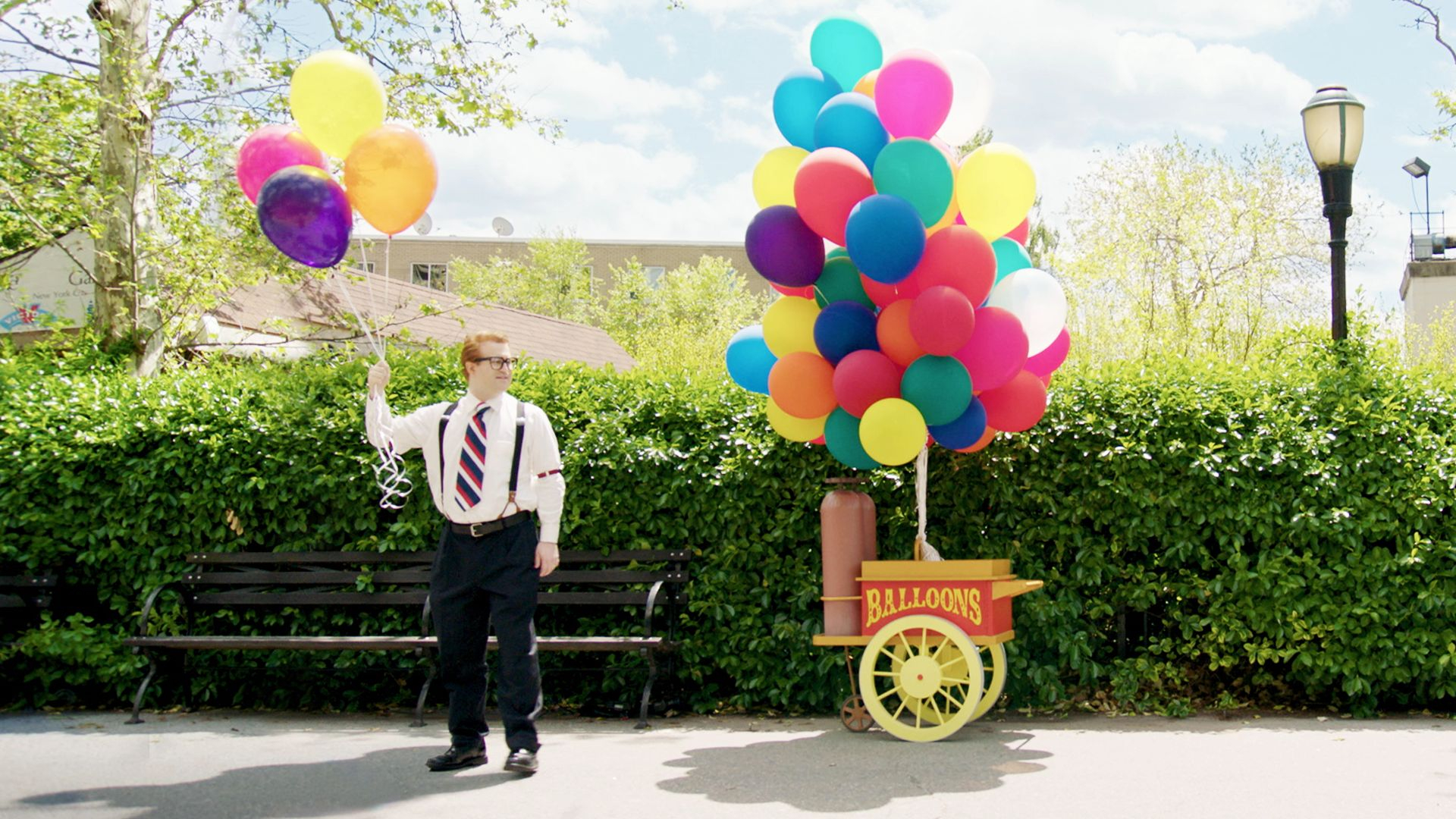 9. Upp: Ballongvagnen lyfter