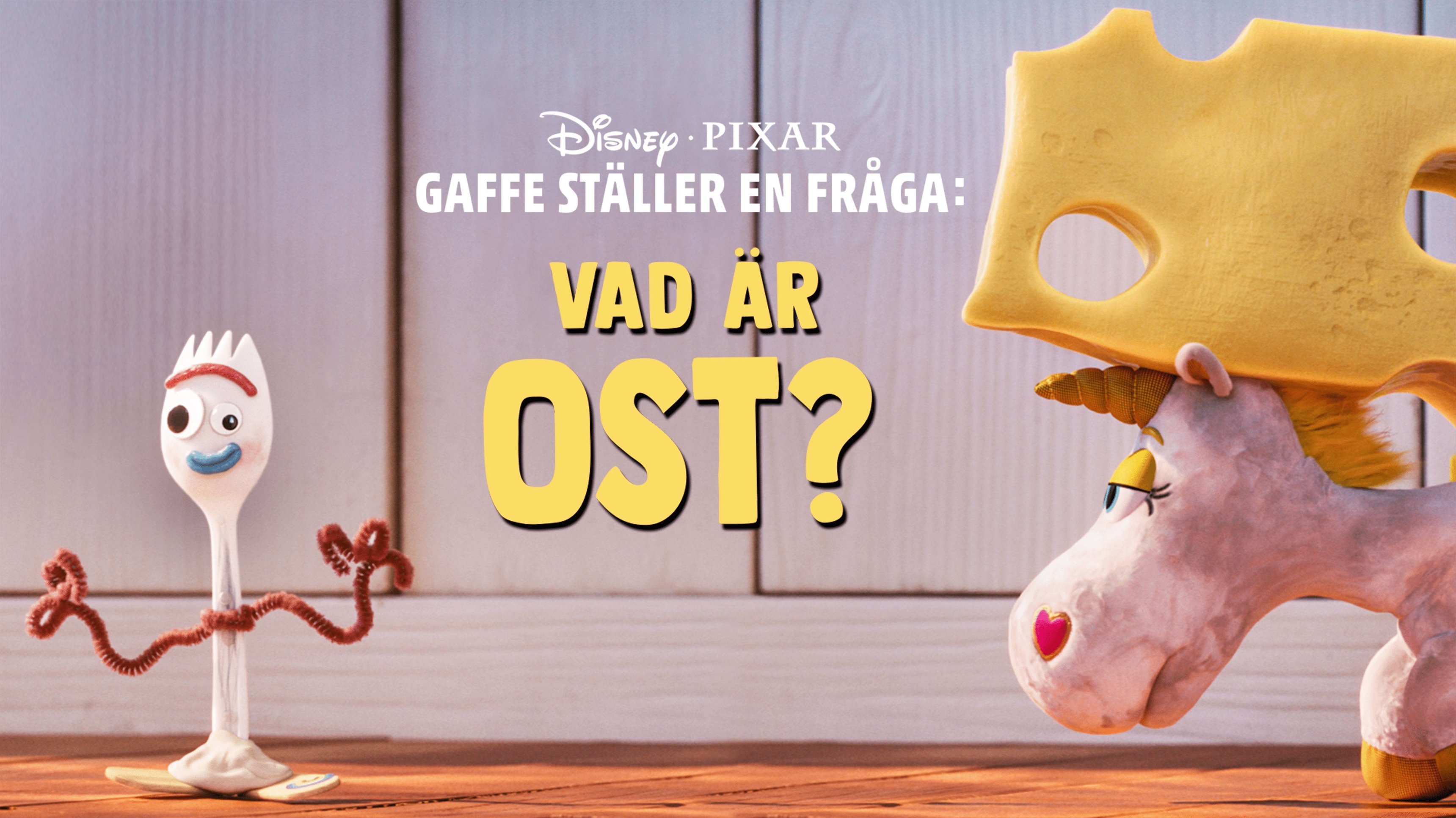 Gaffe ställer en fråga: Vad är ost?