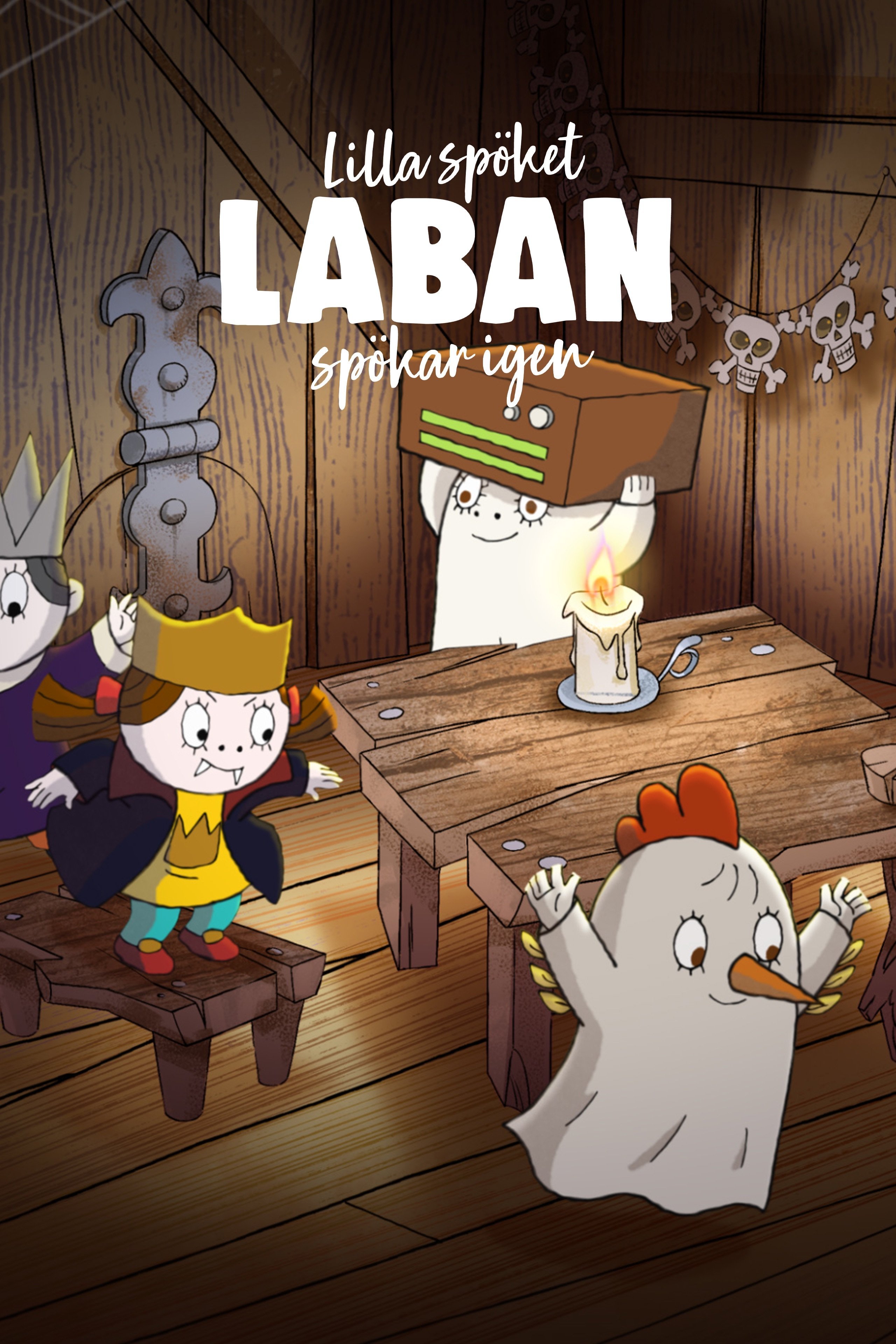 Lilla Spöket Laban spökar igen