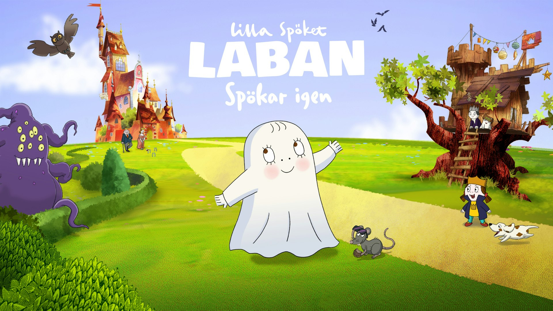 Lilla Spöket Laban spökar igen