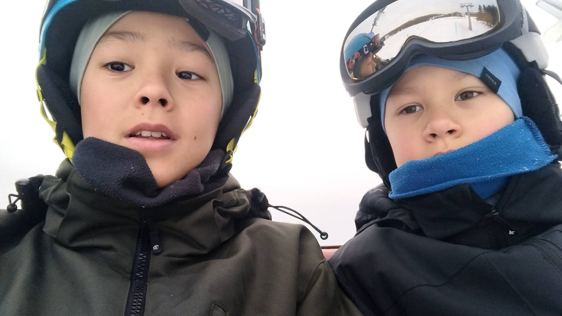 8. Skidresa med familjen
