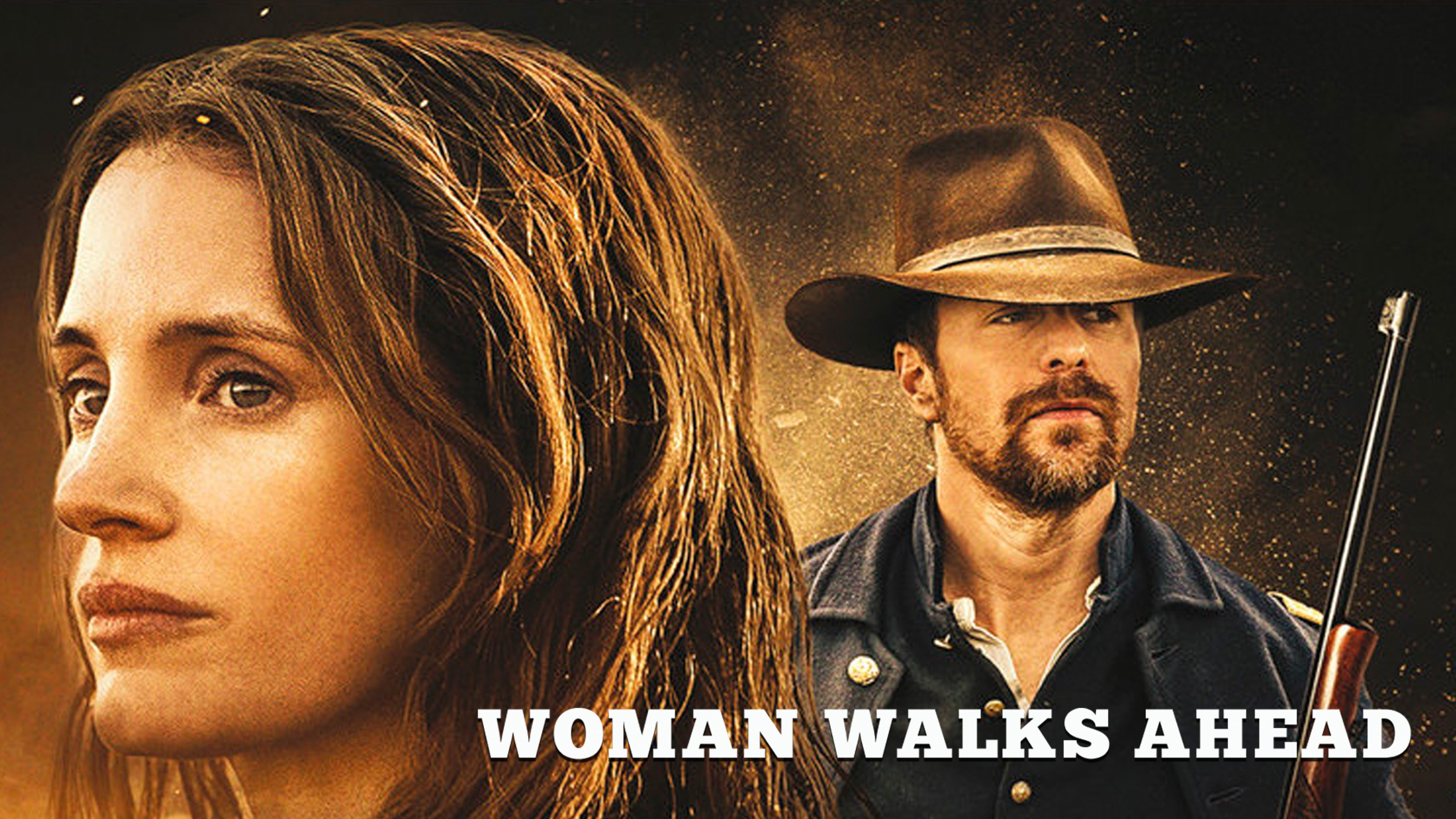 Woman walks ahead