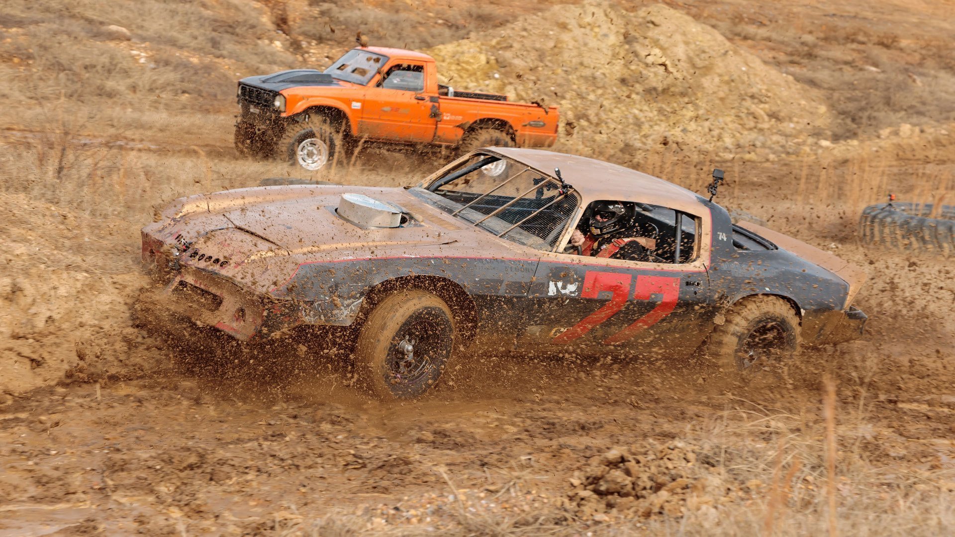 6. No Prep Dirt Drag Racing