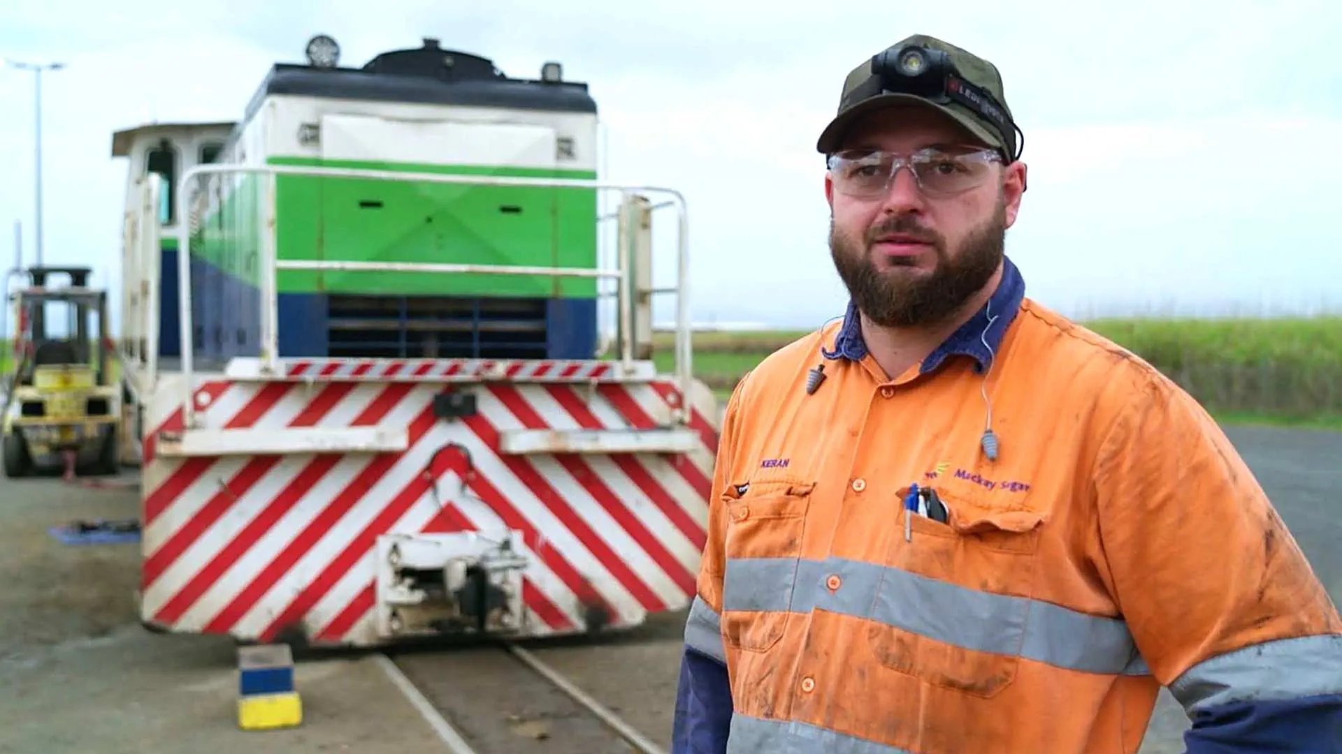 4. Att få tillbaka ett lok till sockerrörsskörden