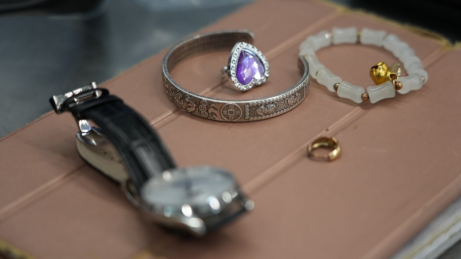 5. A Pricey Watch and Priceless Pearls