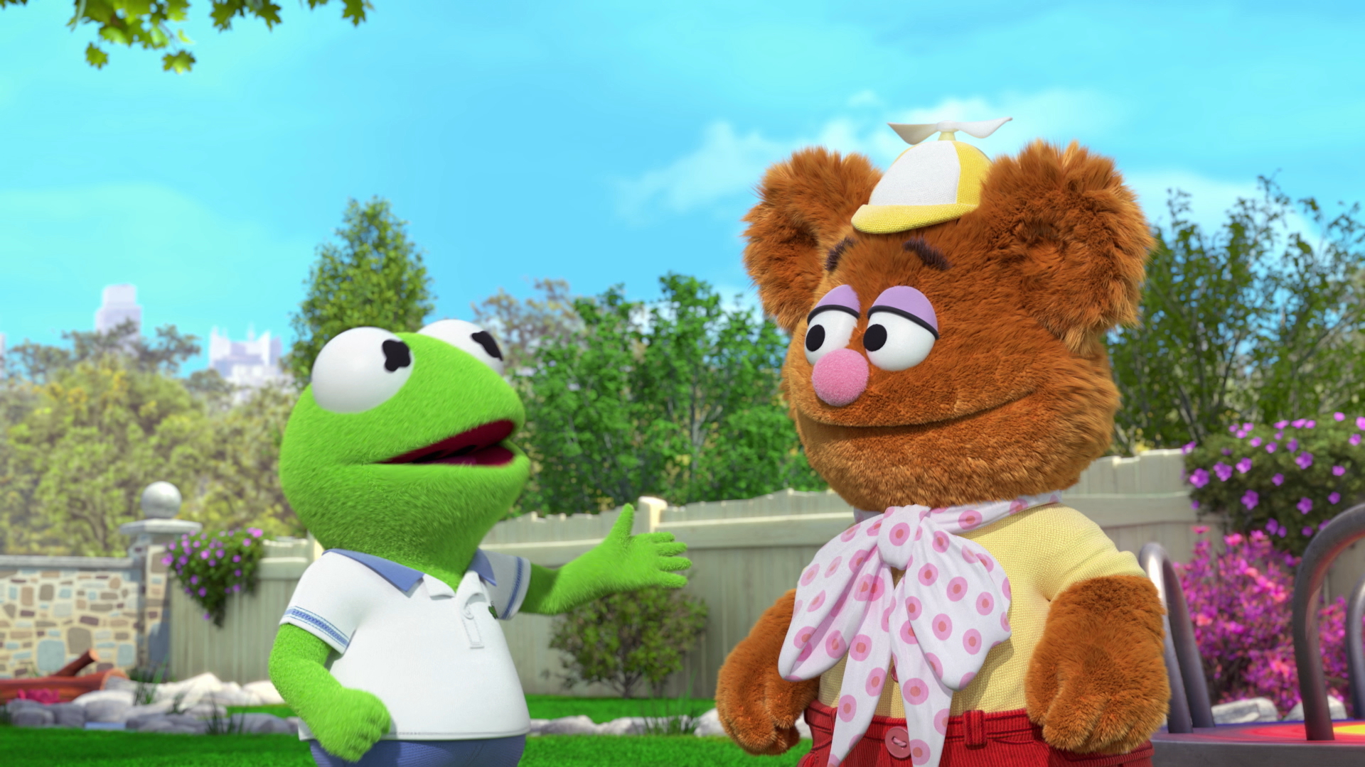 9. Kermit och Fozzie visar och berättar