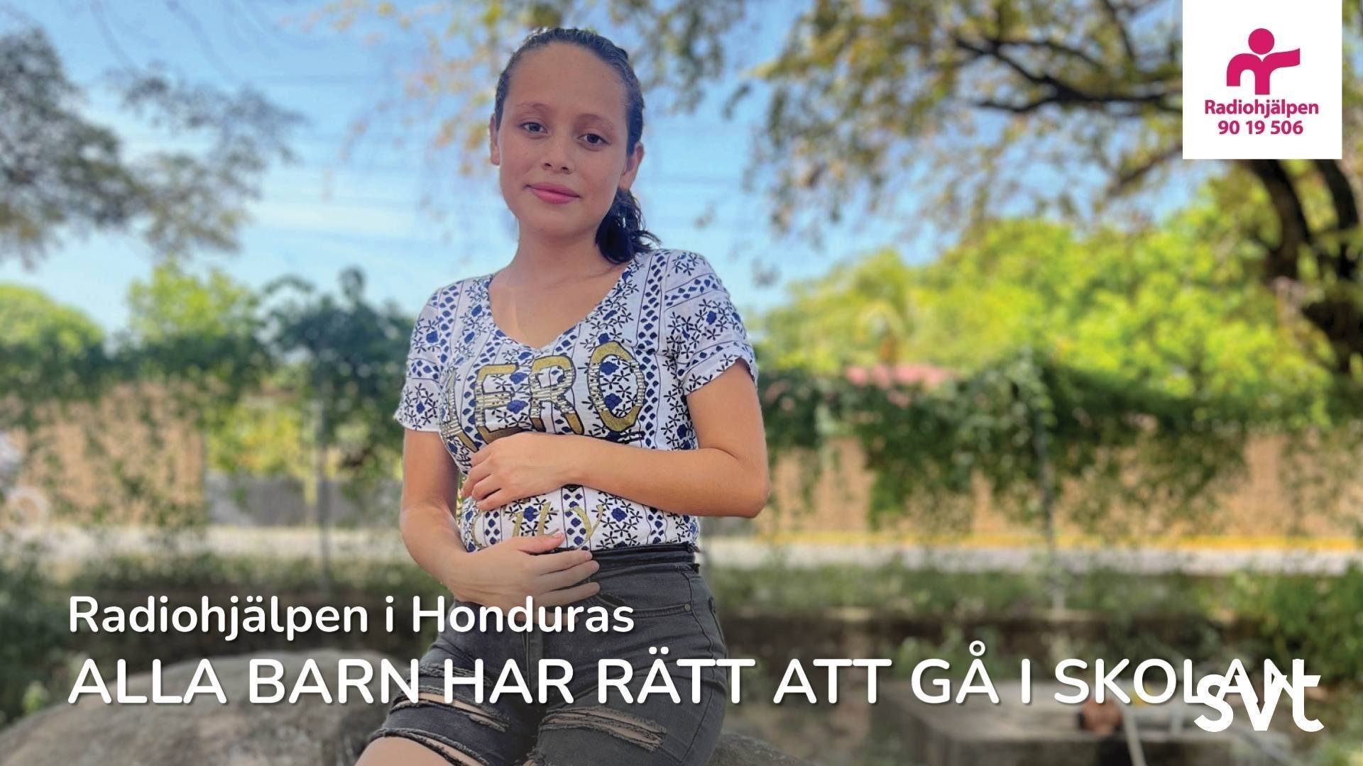 Radiohjälpen i Honduras: Alla barn har rätt att gå i skolan