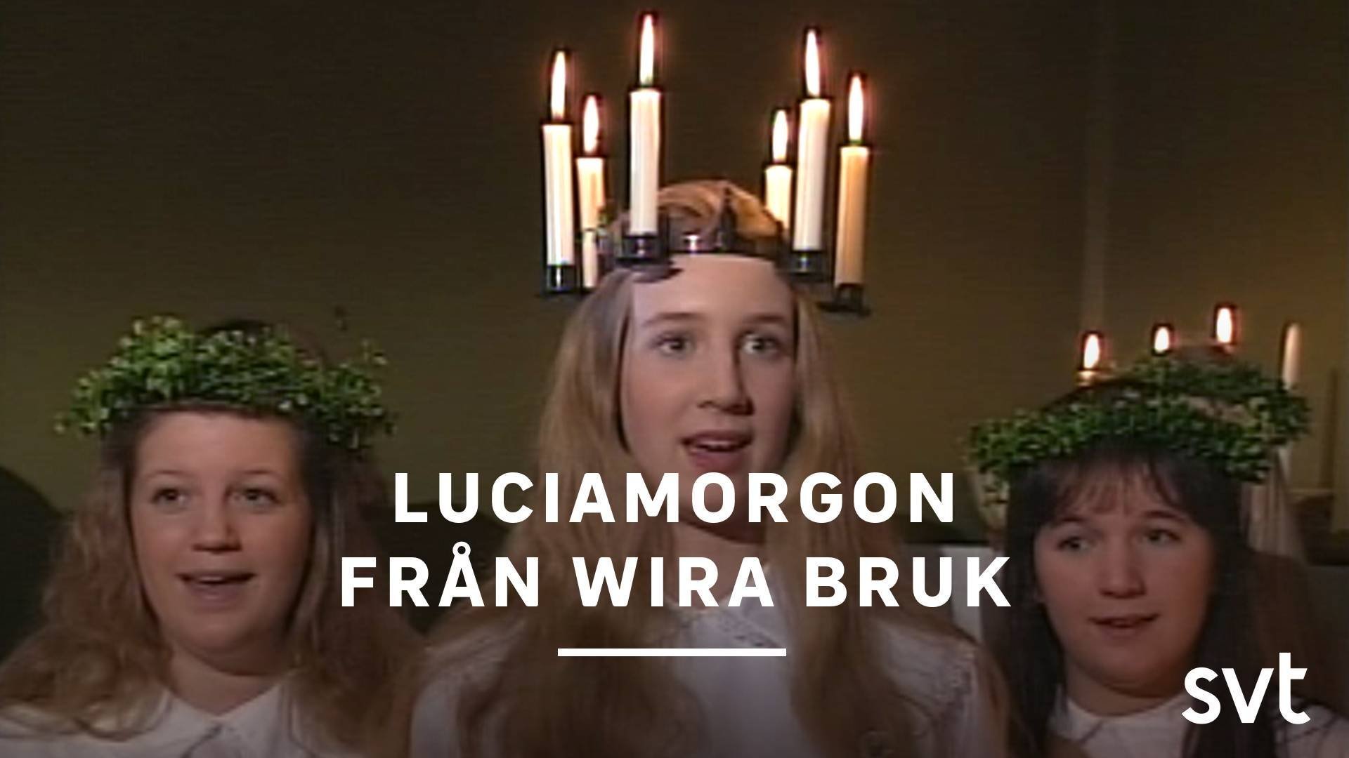 Luciamorgon på Wira Bruk 1993